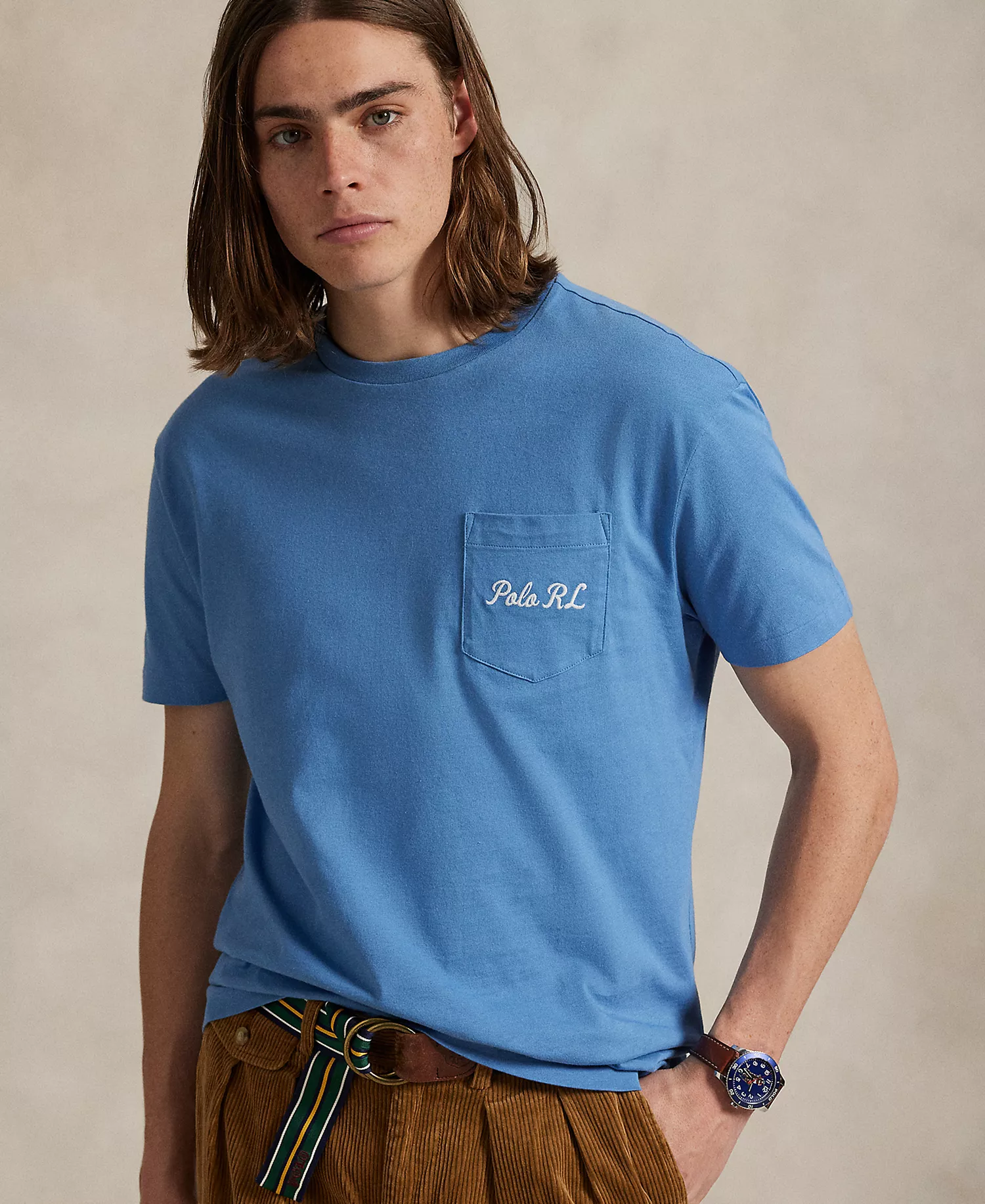 Men's Classic-Fit Polo Bear Jersey T-Shirt - Hatteras Blue - 2XL