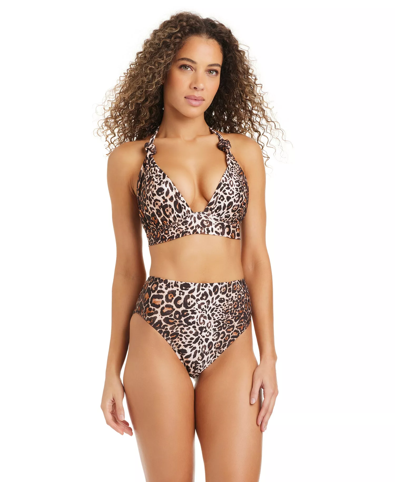 Women's Feline Fine Banded Sweetheart Halter Bra, Macy's Exclusive - Natural - L