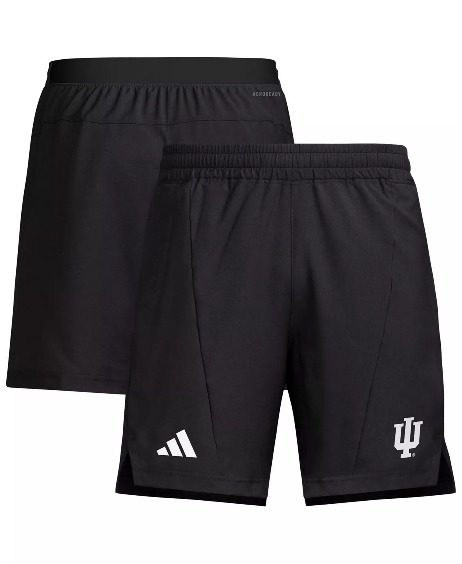 Men's Black Indiana Hoosiers Program Woven Training Shorts - Black - XL