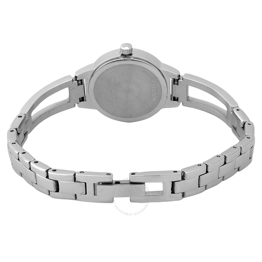 Citizen Quartz Crystal White Dial Ladies Watch