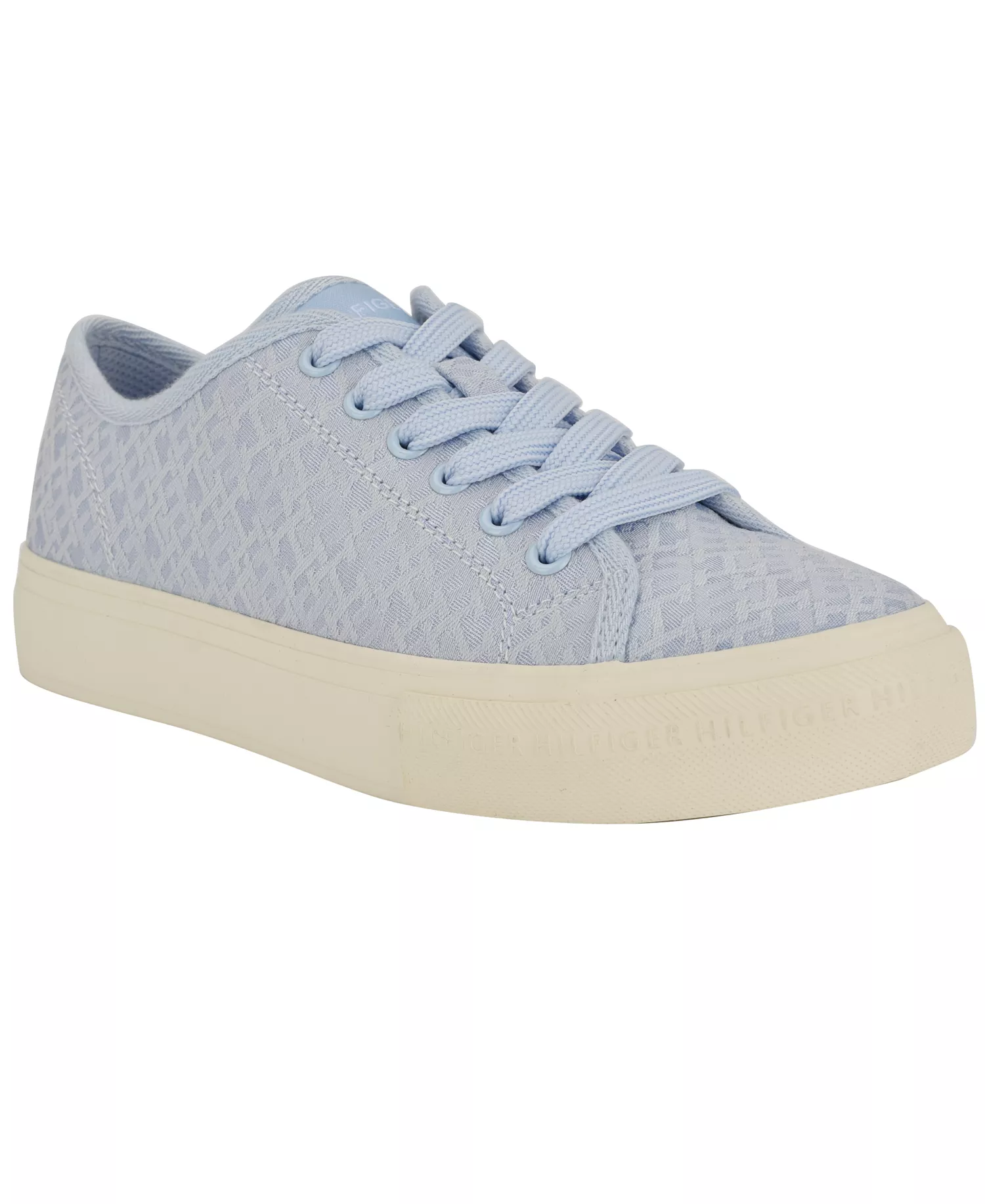 Women's Arelle Logo Lace-Up Sneakers - Light Blue - 10M