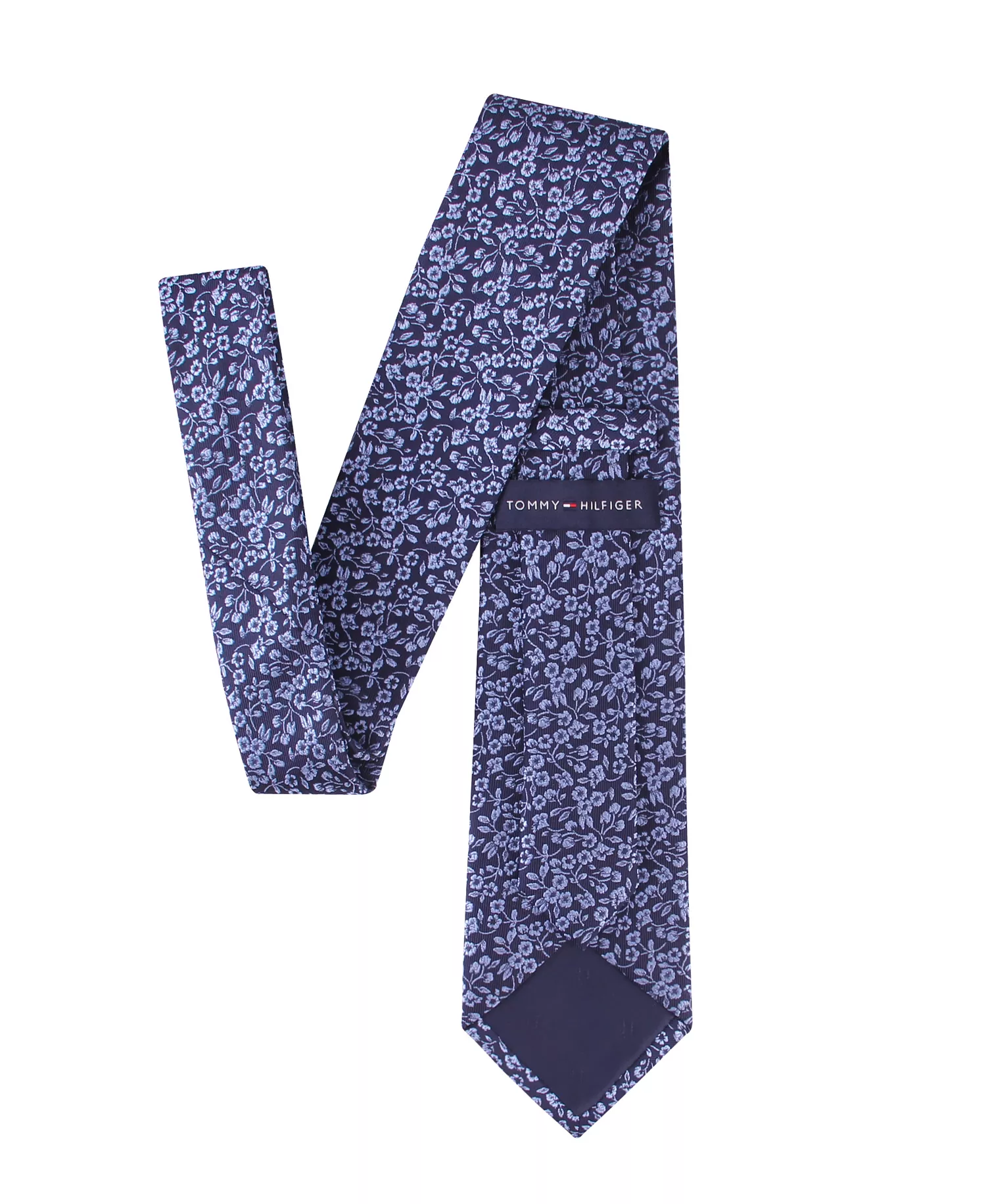 Men's Luca Floral Tie - Navy - ONE SIZE