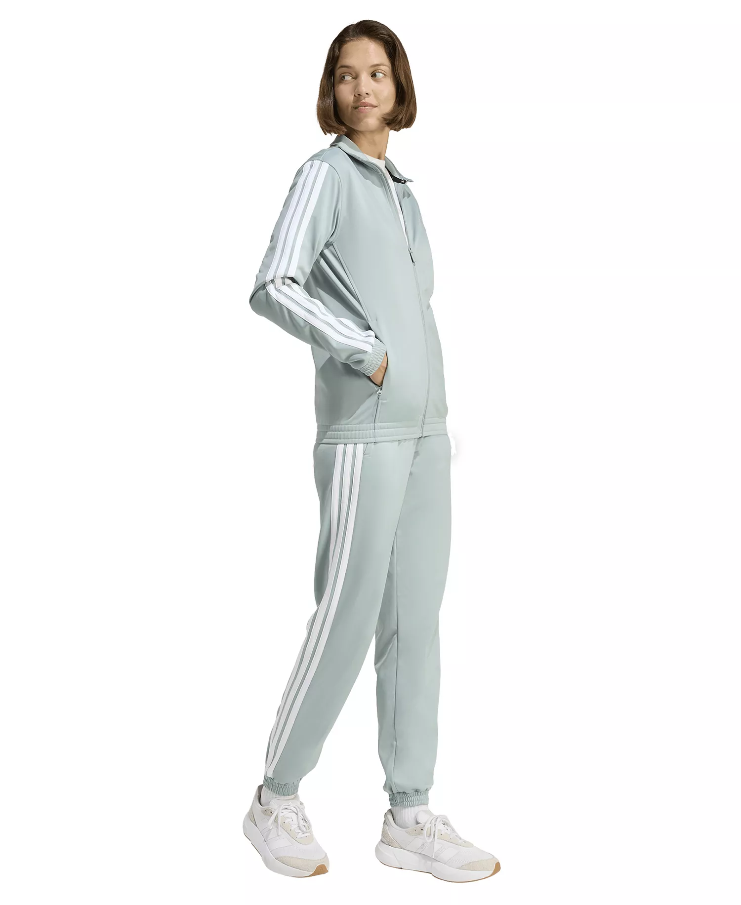 Women's Tricot 3-Stripes Sportswear Track Pants - Pastel green - 2XL
