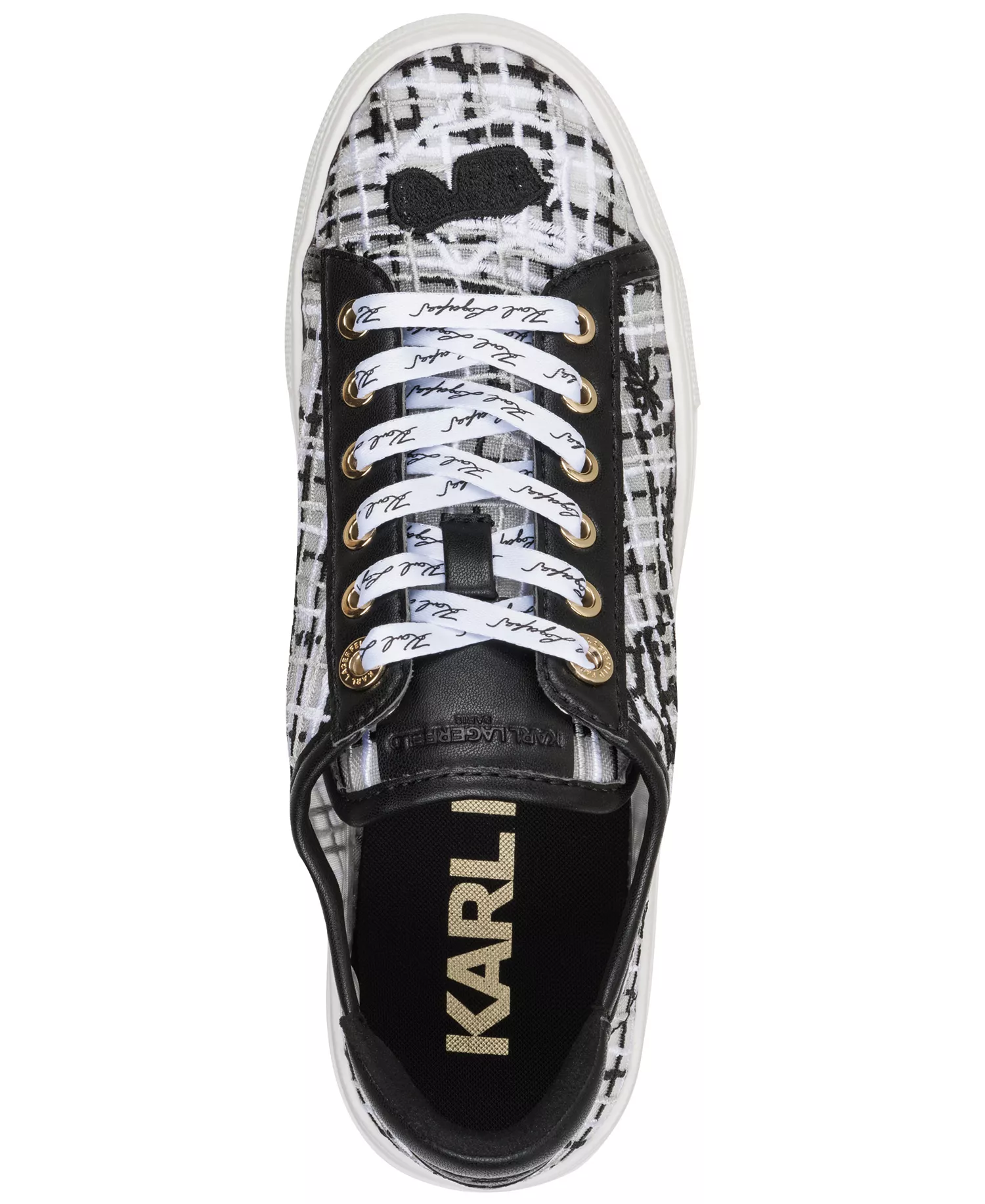 Women's Cate Whimsy Lace-Up Sneakers - Black Multi - 10M