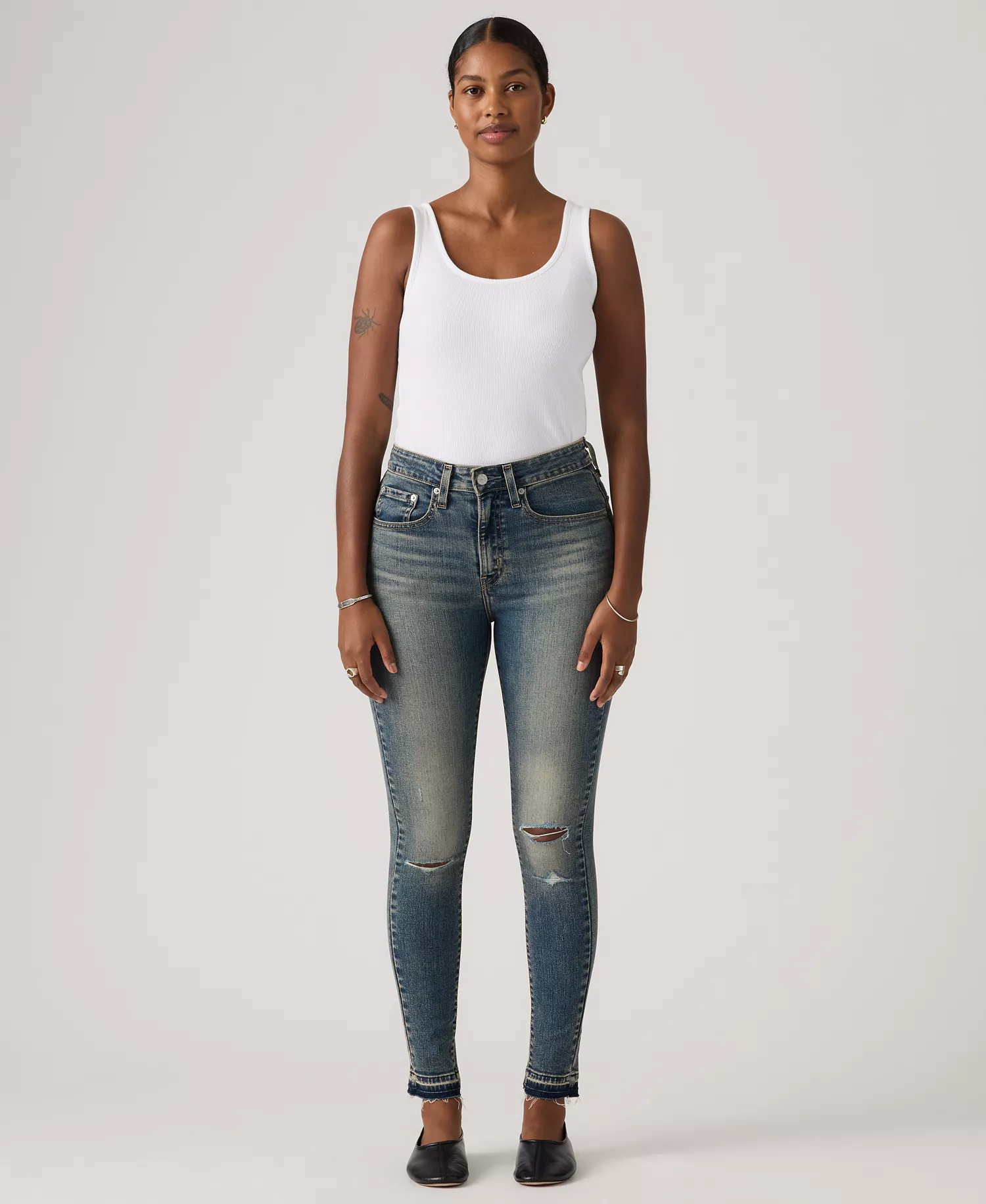 Women's 721 High-Rise Stretch Skinny Jeans - Believe In Me - 24