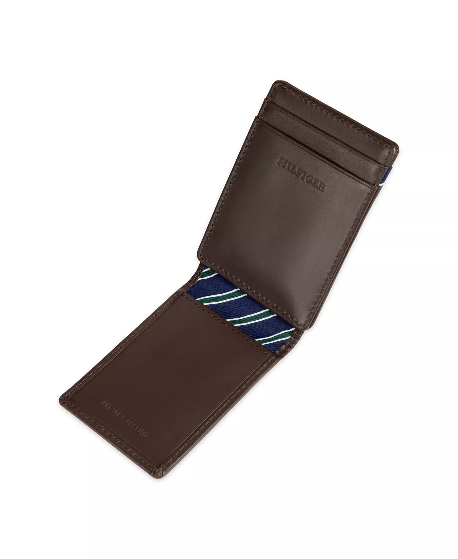 Men's Overlay Front Pocket Wallet - Brown - ONE SIZE