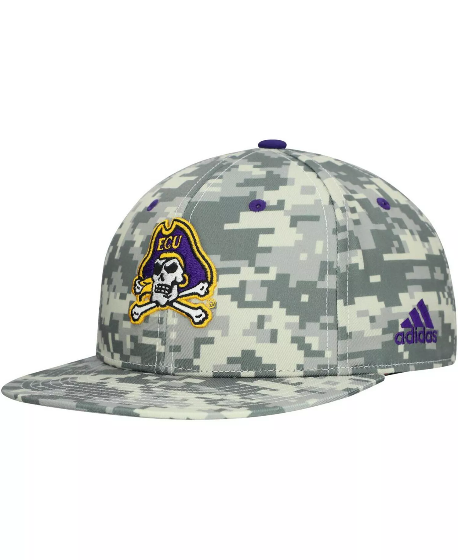 Men's Camo ECU Pirates On Field Fitted Hat - Camo - M/L
