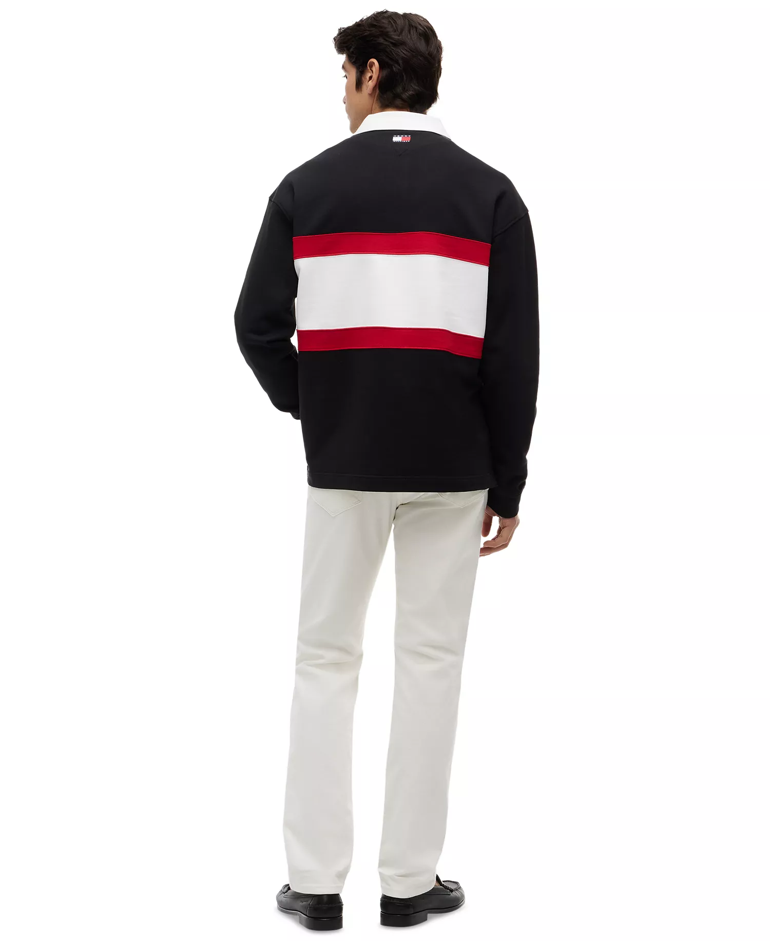 x Cadillac F1® Men's Panelled Script Rugby - Black - L