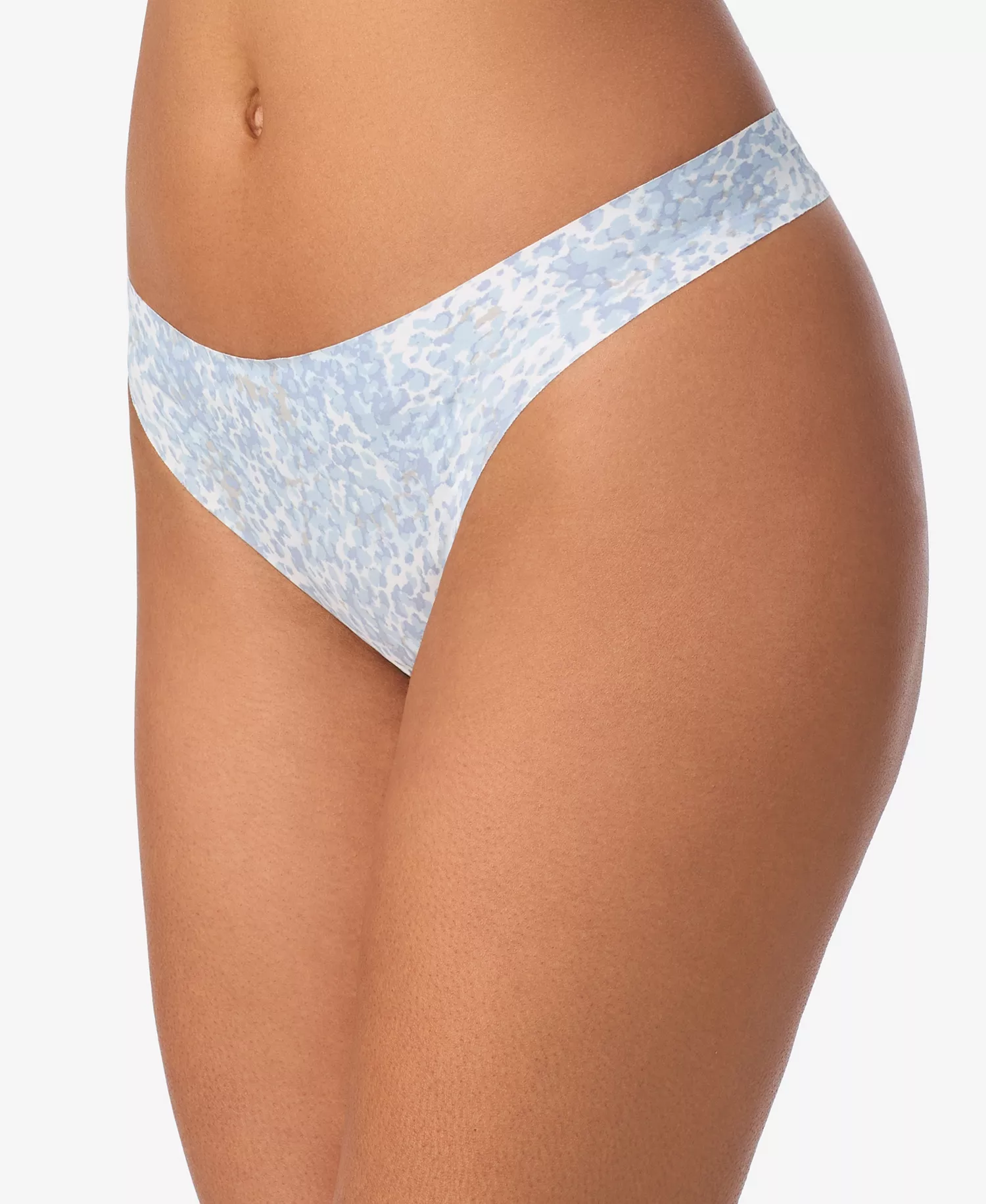 Women's Litewear Cut Anywear Logo Thong Underwear-DK5026 - Aquifer - L