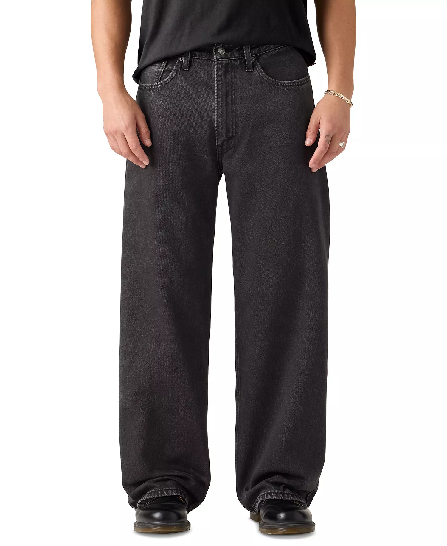 Men's Extra Baggy Jeans - Black - 30 - 30