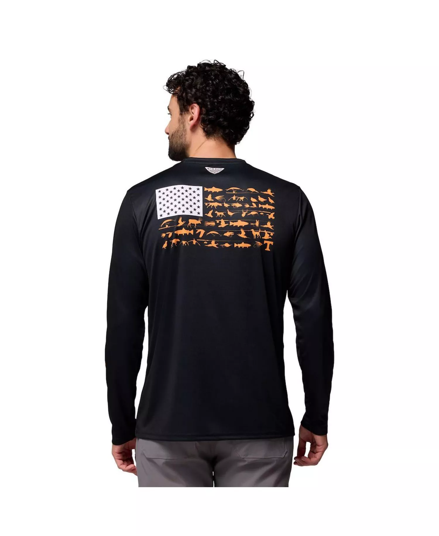 Men's Black Tennessee Volunteers PHG Terminal Shot 3-Hit Long Sleeve T-Shirt - Black - 2XL