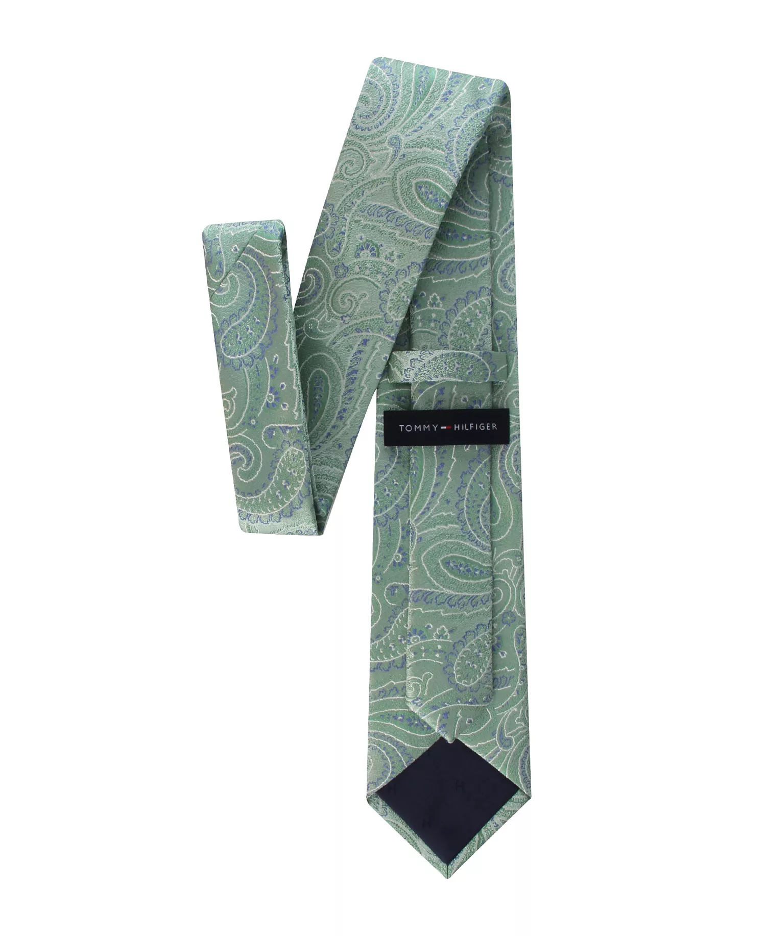 Men's Hawkins Paisley Pattern Tie - Green - ONE SIZE