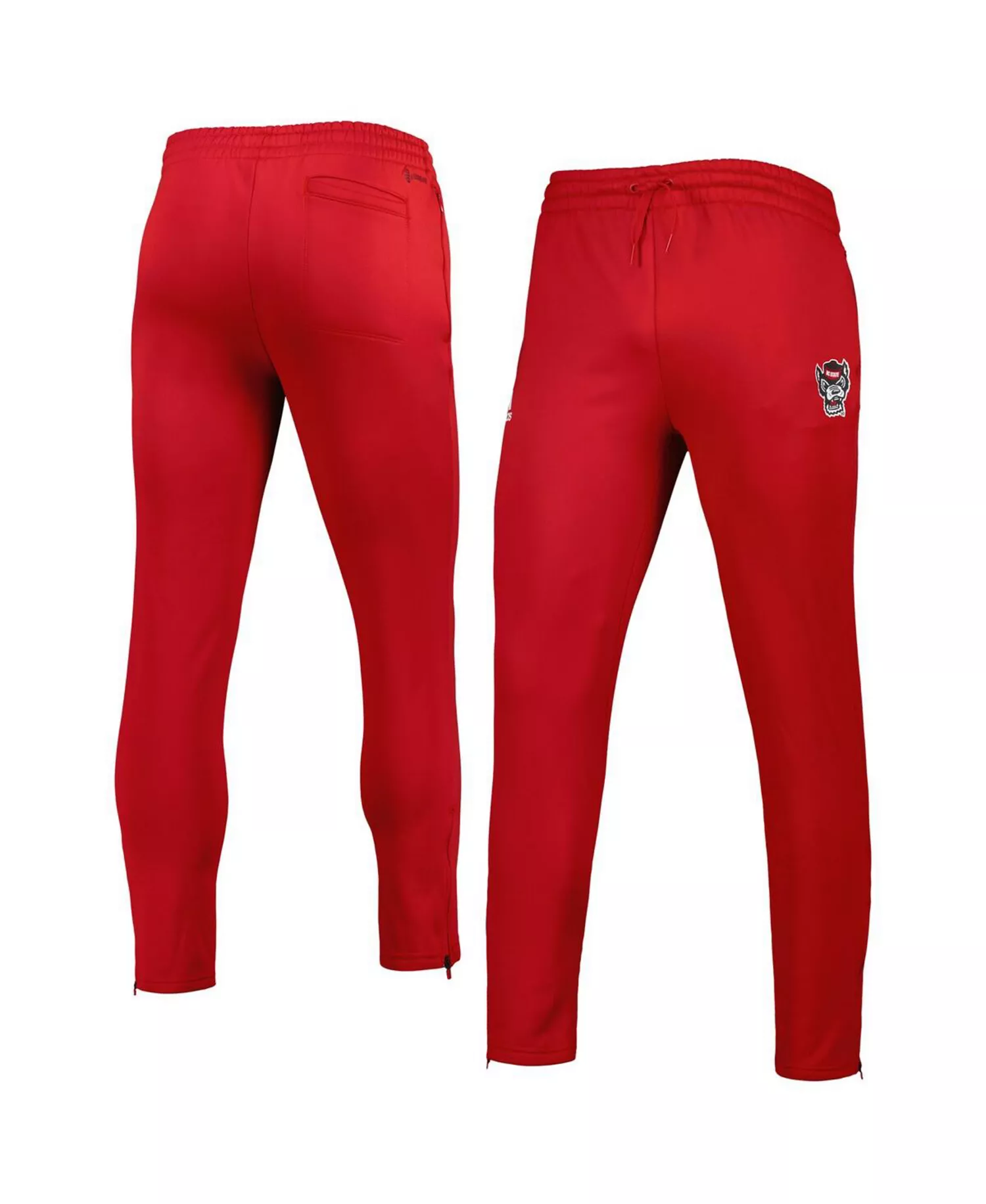Men's Red NC State Wolfpack AEROREADY Tapered Pants - Red - 2XL