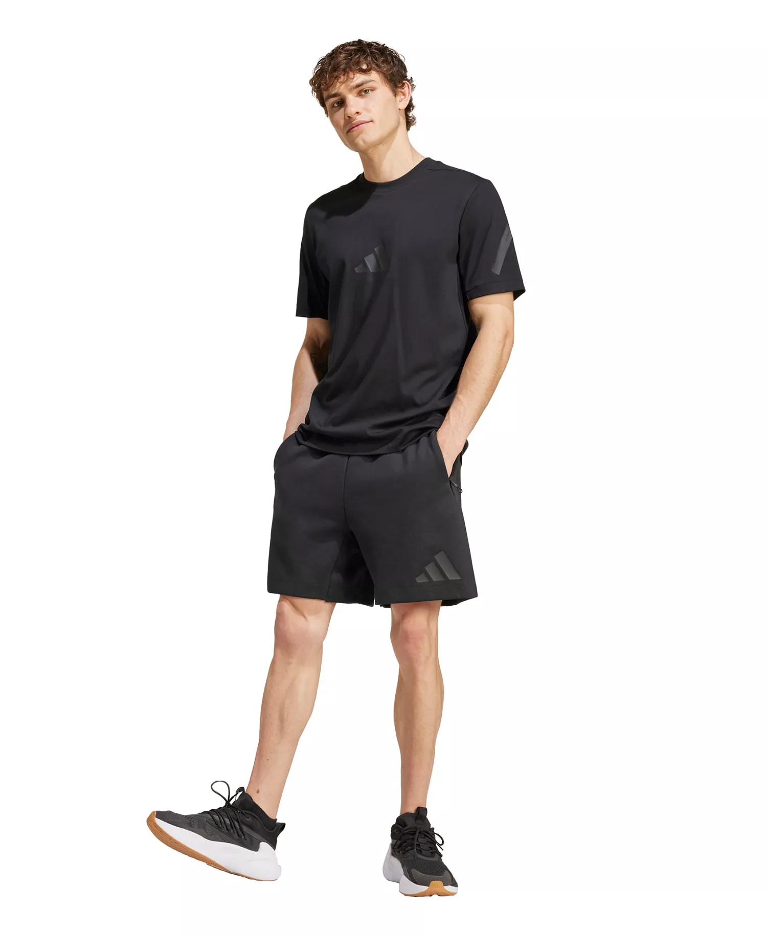 Men's Regular Fit Shorts - Black - 2XL