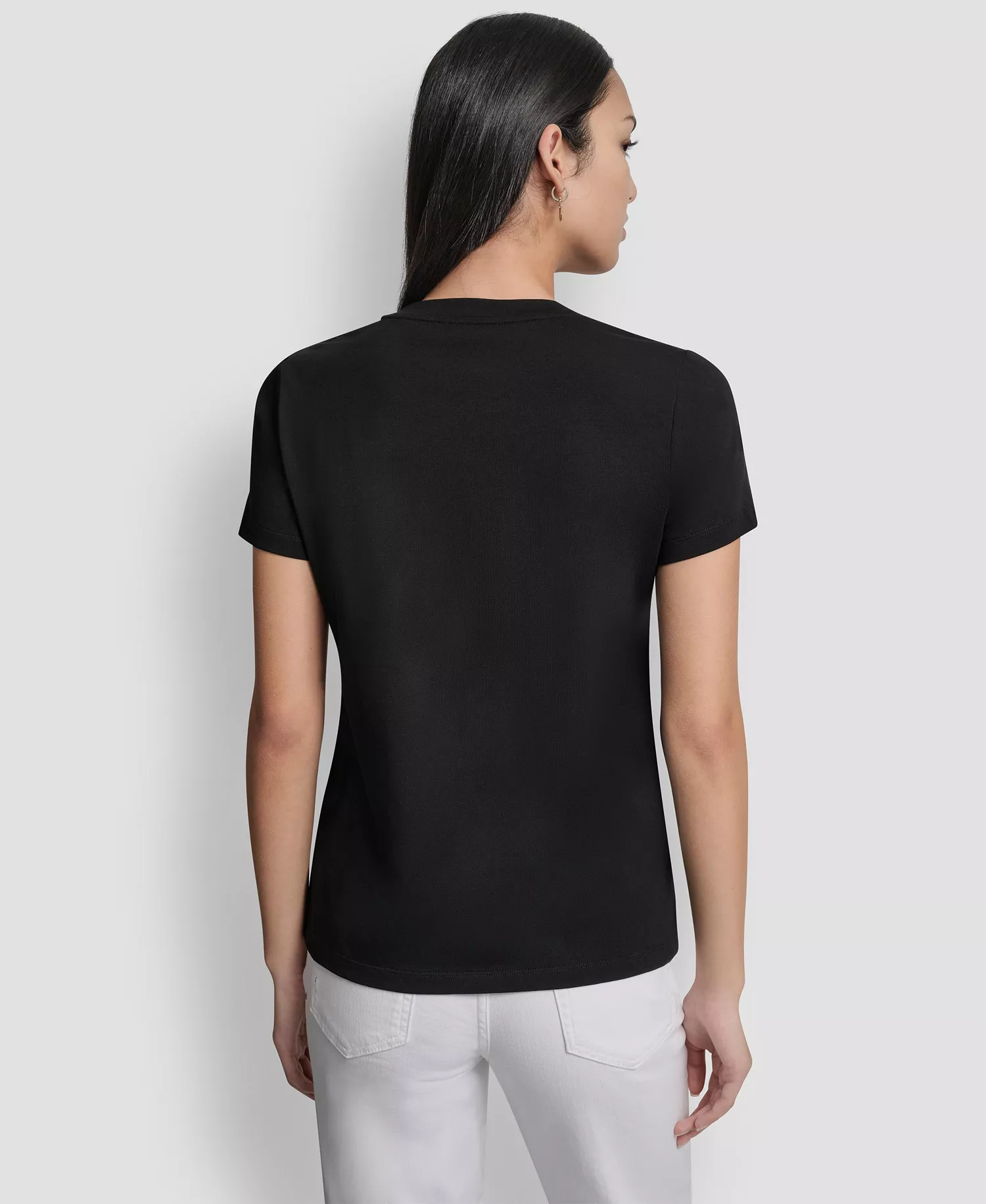 Women's Bleecker Conversational Short-Sleeve T-Shirt - Black - L