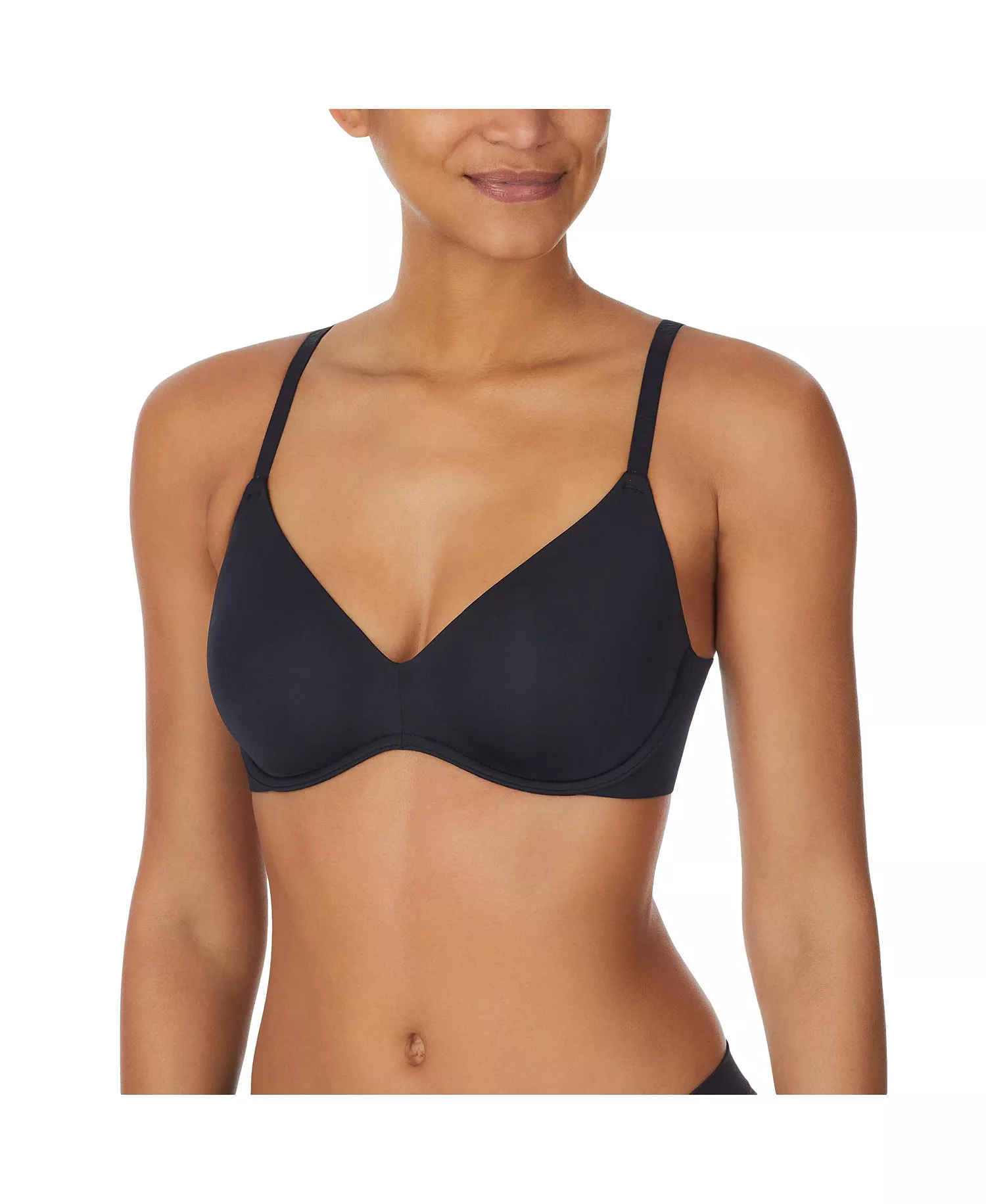 Women's Active Comfort T-Shirt Bra- DK7961 - Black - 32 - B