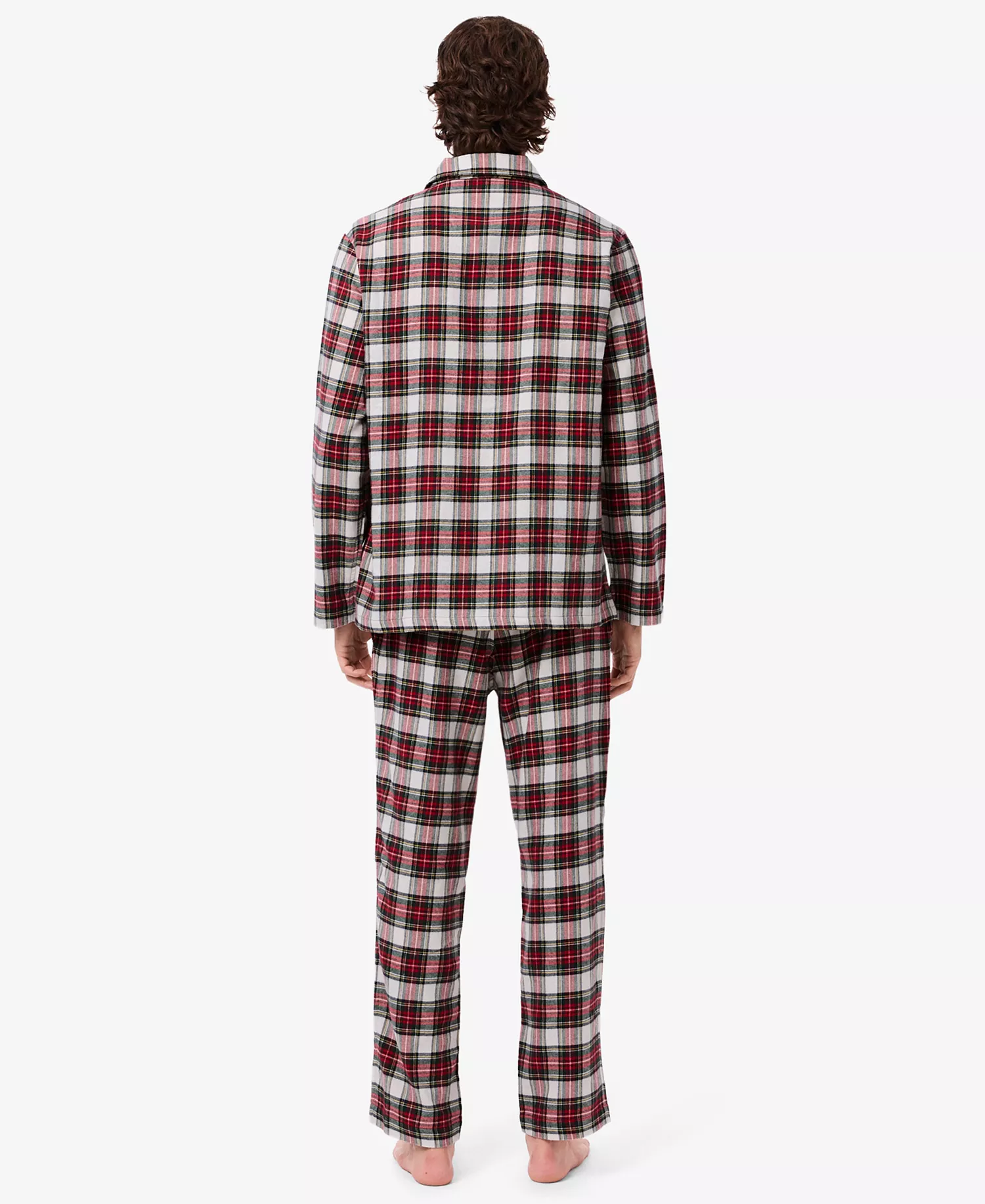 Men's 2-Piece Flannel Top and Pajama Set - Ladybird/Multi - L