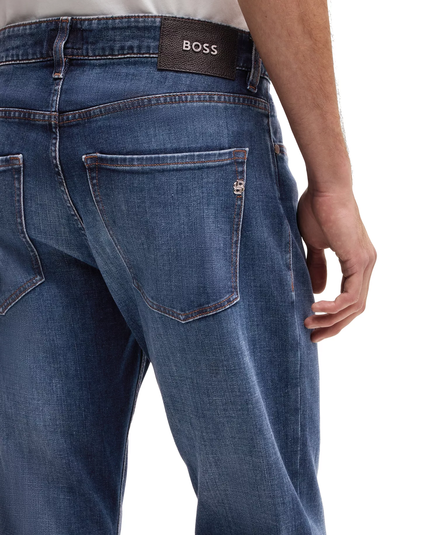 Men's Comfort-Stretch Denim Delaware Slim-Fit Jeans - Navy - 30x34