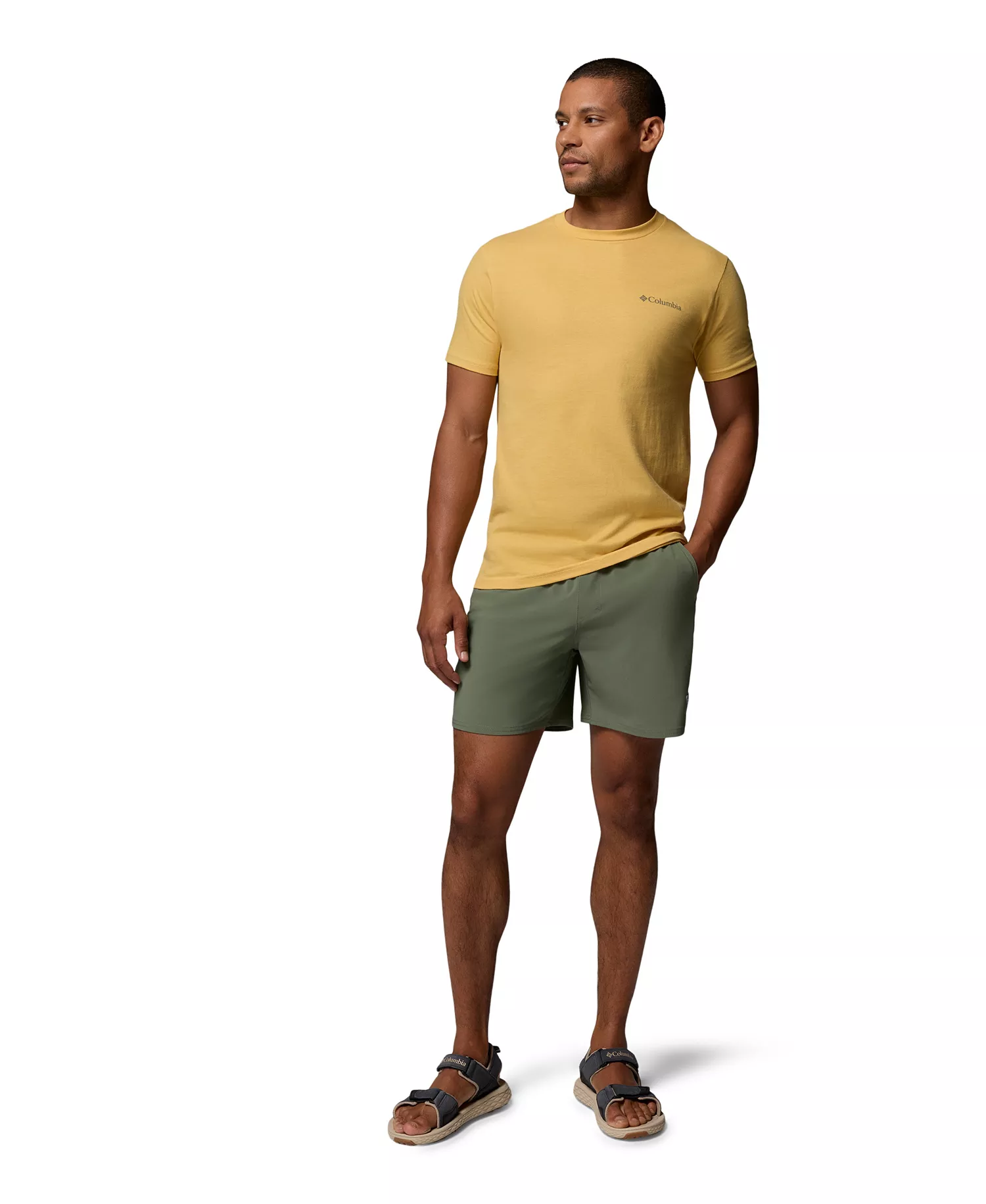 Men's Roamin Graphic T-Shirt - Mustard - L