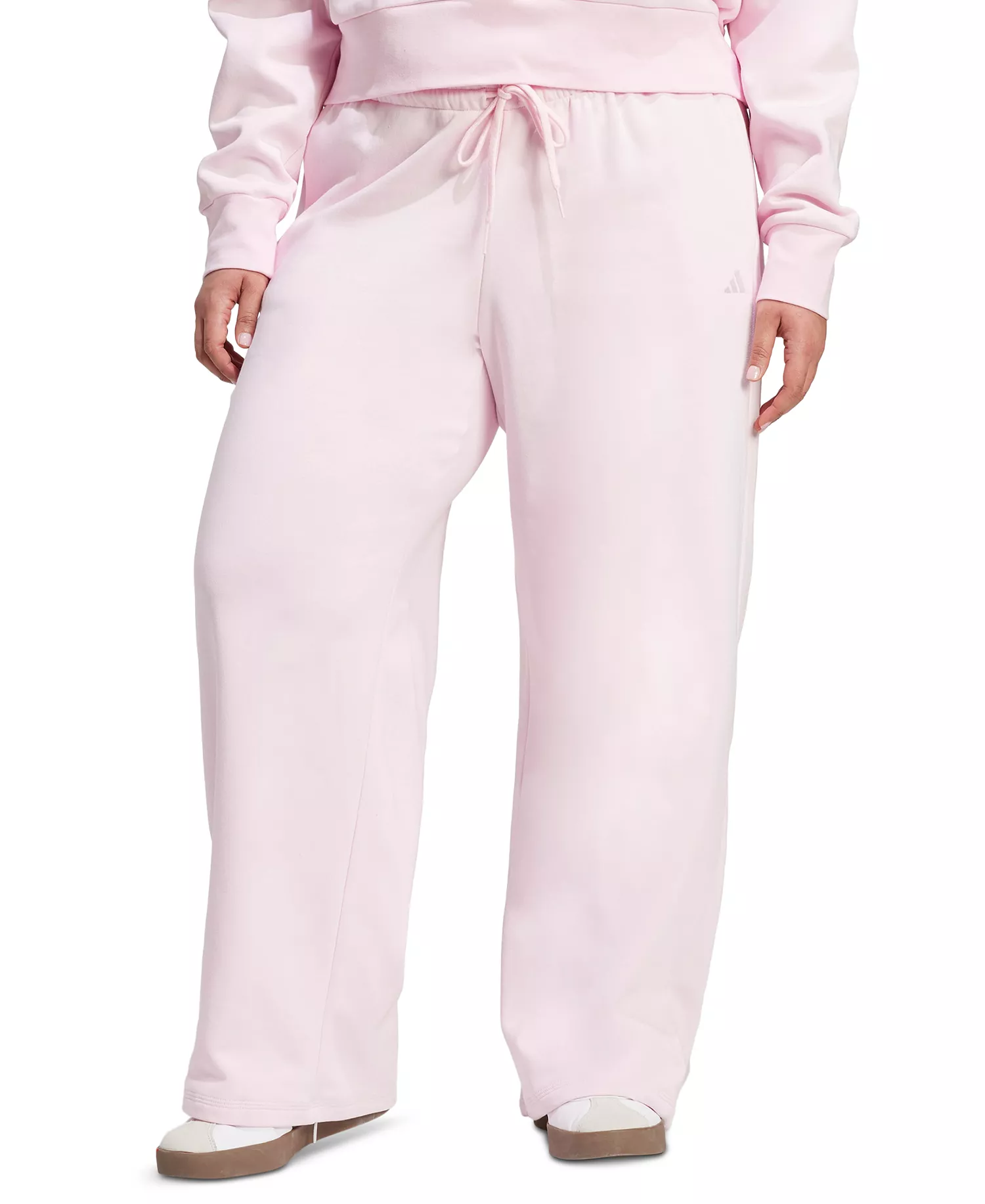 Plus Size Essentials Fleece Mid-Rise Sweatpants - Brght Pink - 1X