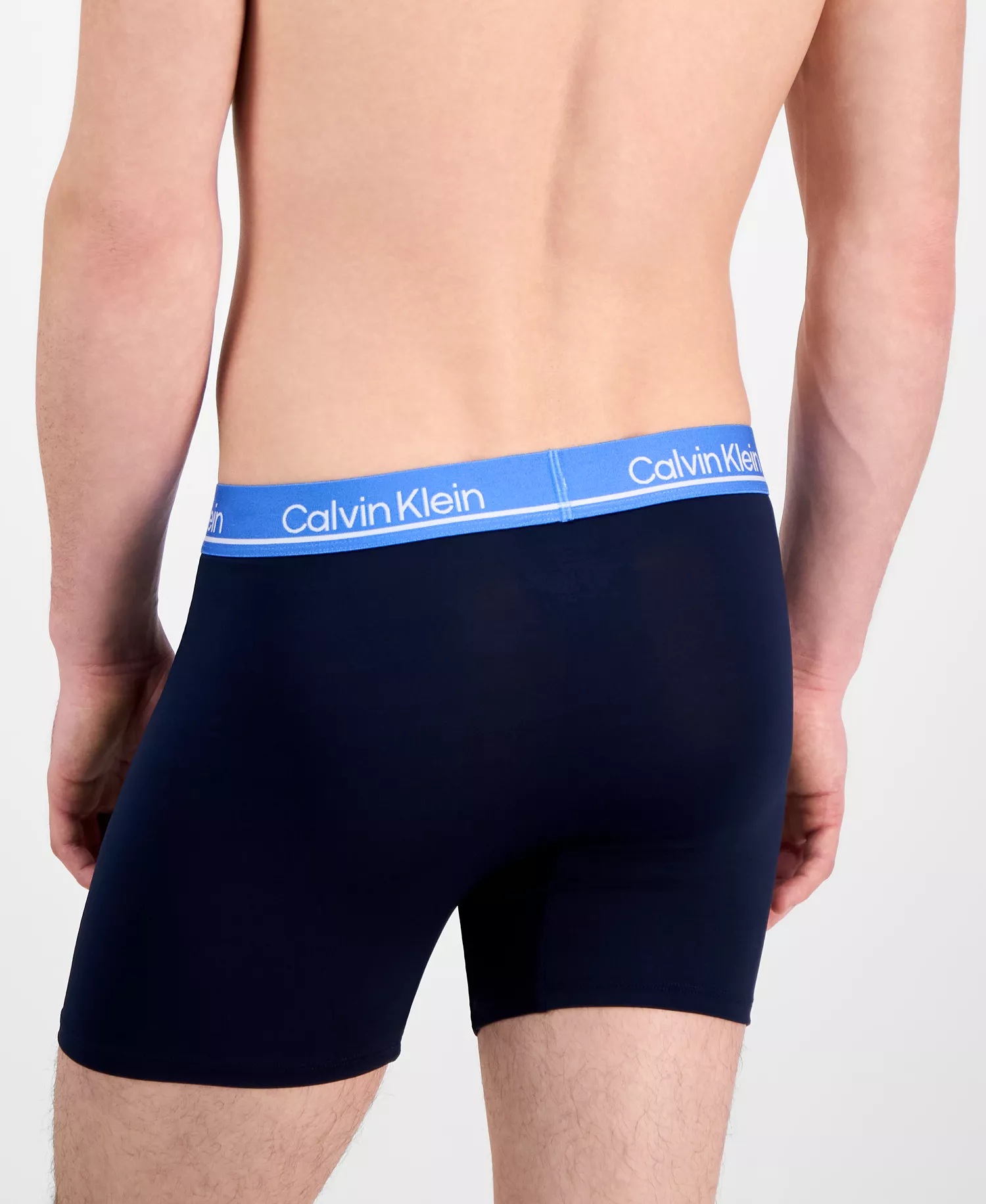 Men's Microfiber Plus Moisture-Wicking Boxer Briefs, Pack of 3  - Black Assorted - L