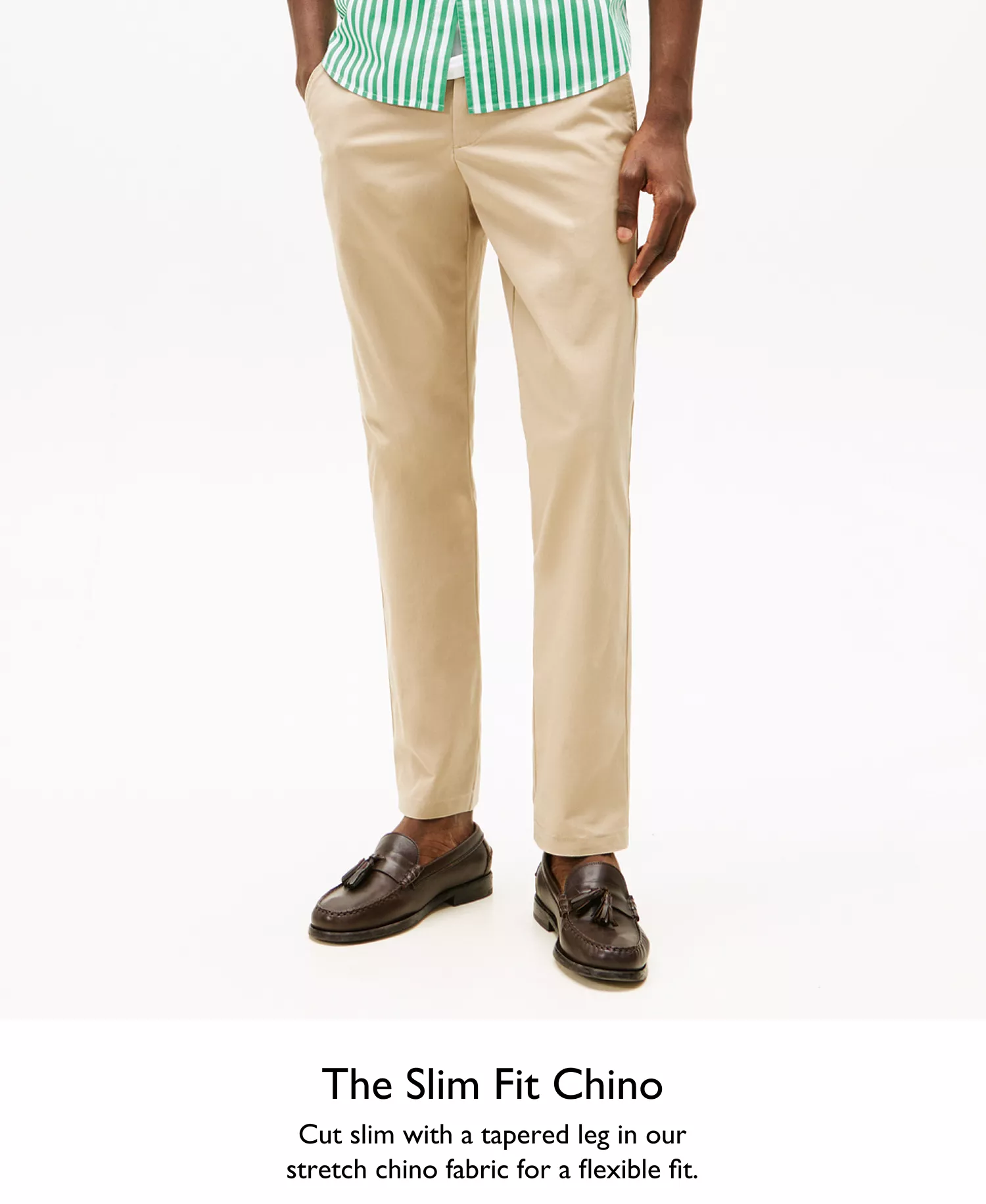 Men's TH Flex Stretch Slim-Fit Chino Pants   - Black - 30 - 32