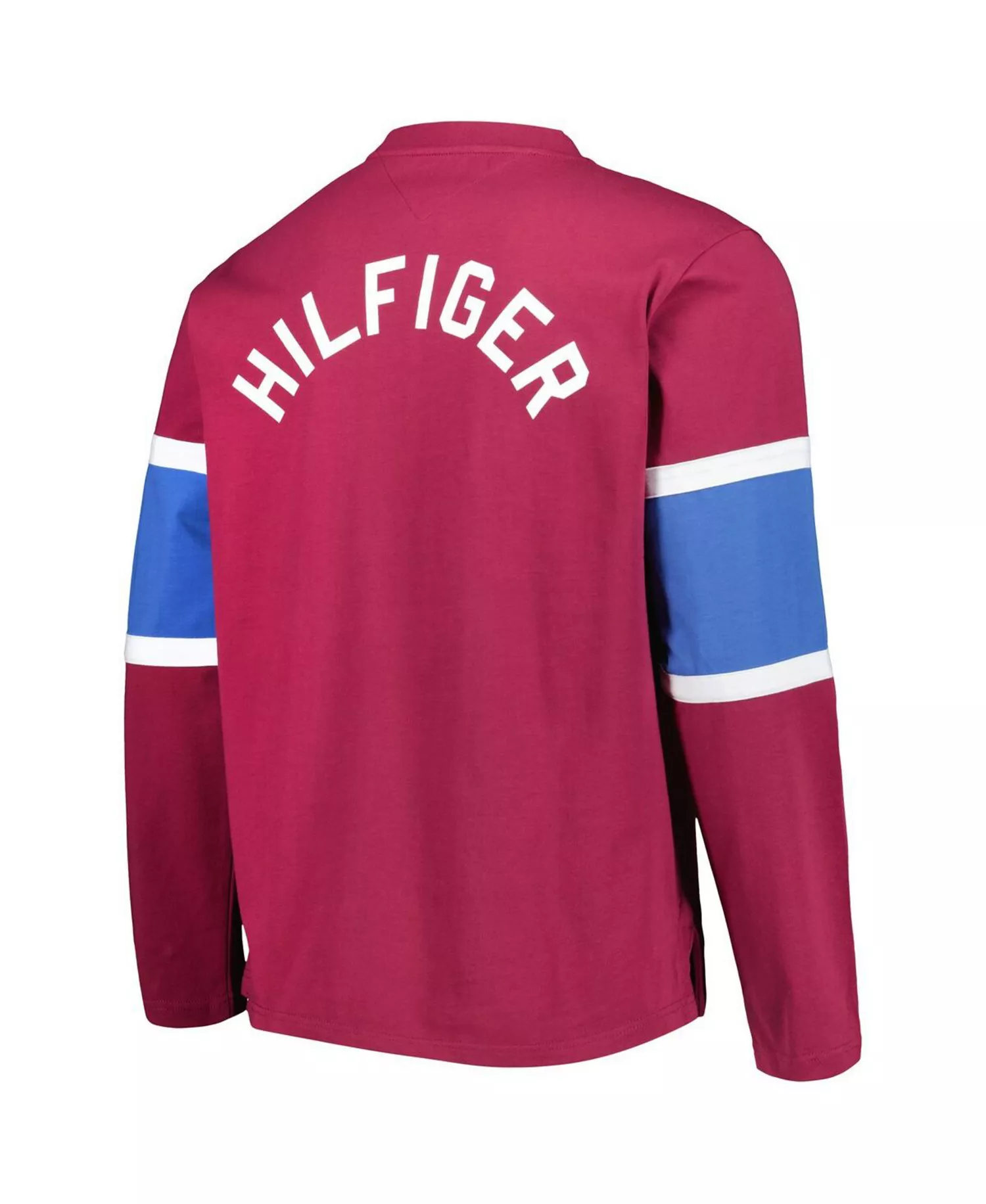 Men's Burgundy Colorado Avalanche Walter Lace-Up Long Sleeve Top - Burgundy - 2XL