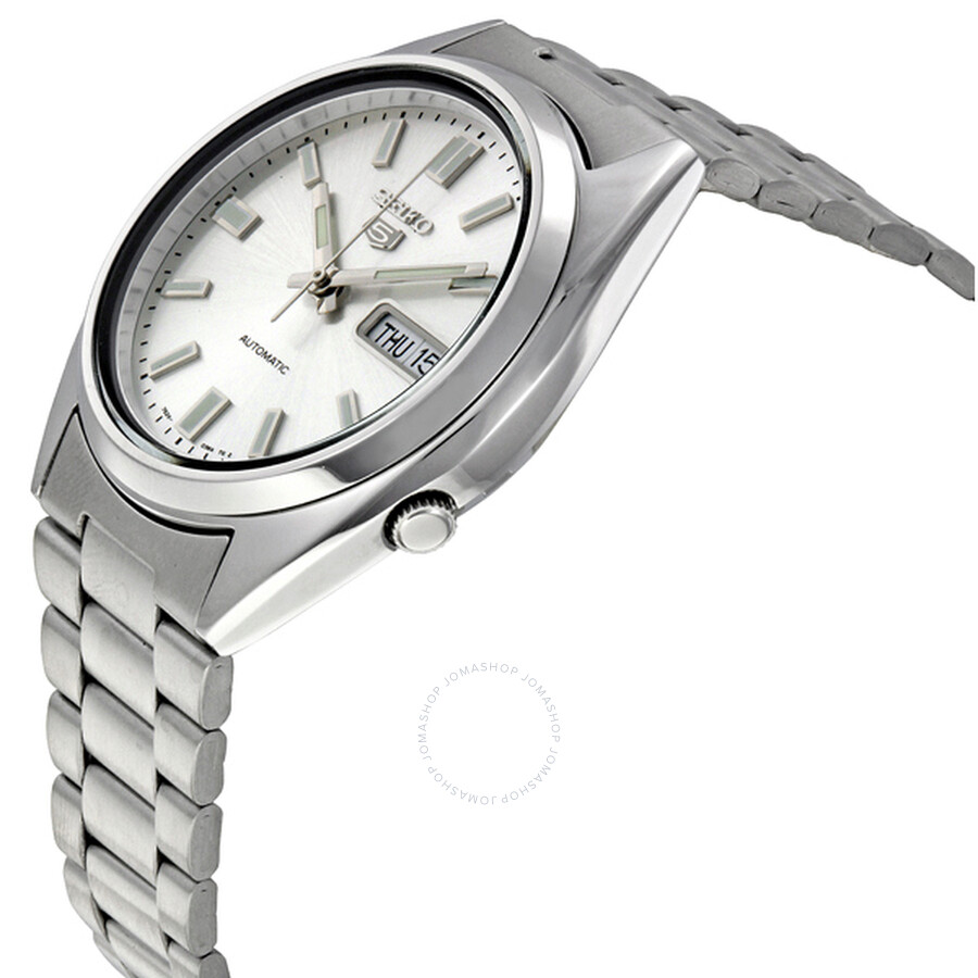 Seiko 5 Automatic Silver Dial Stainless Steel Men's Watch
