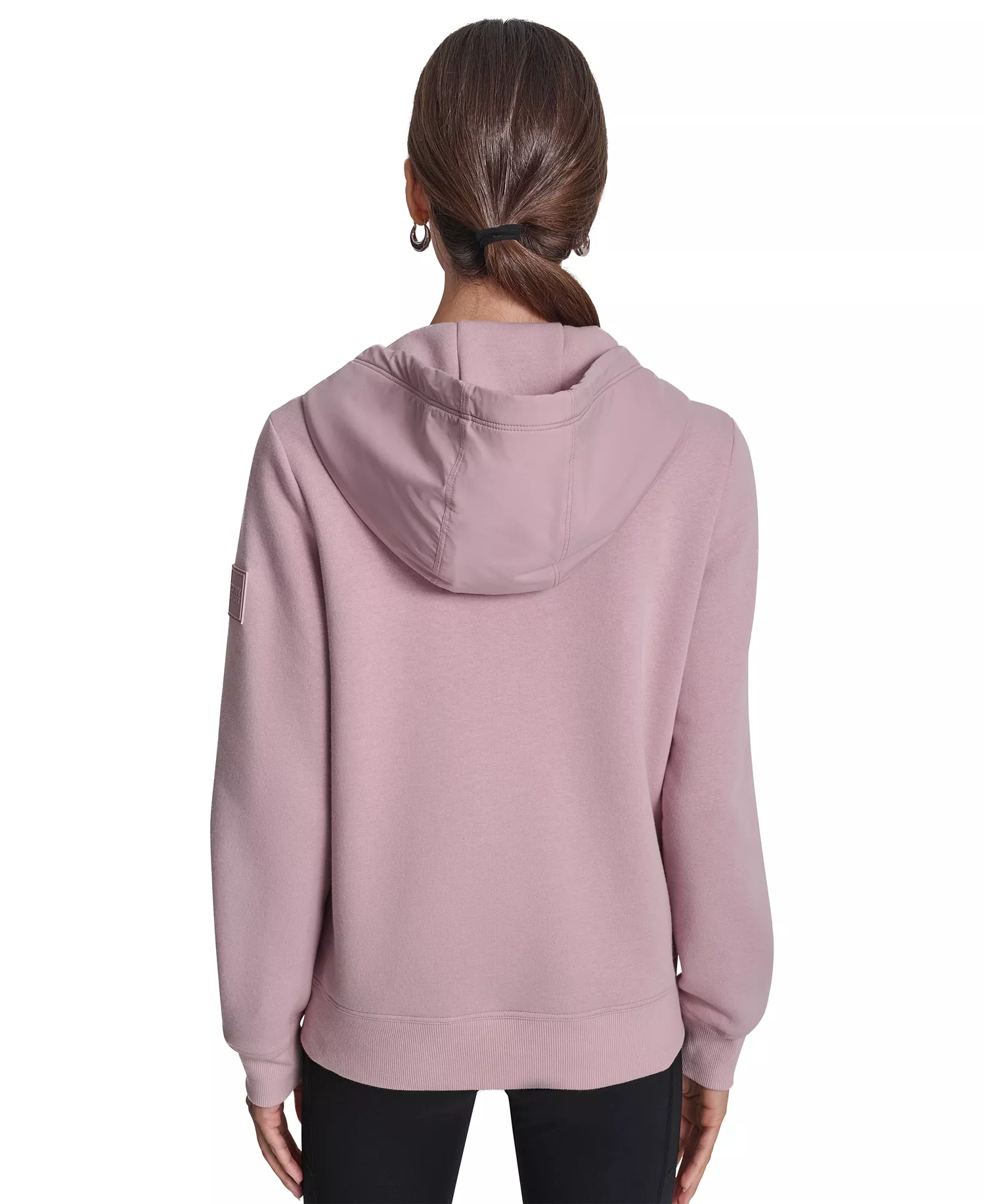 Women's Lightweight Hybrid Full-Zip Hooded Jacket - Allure - L
