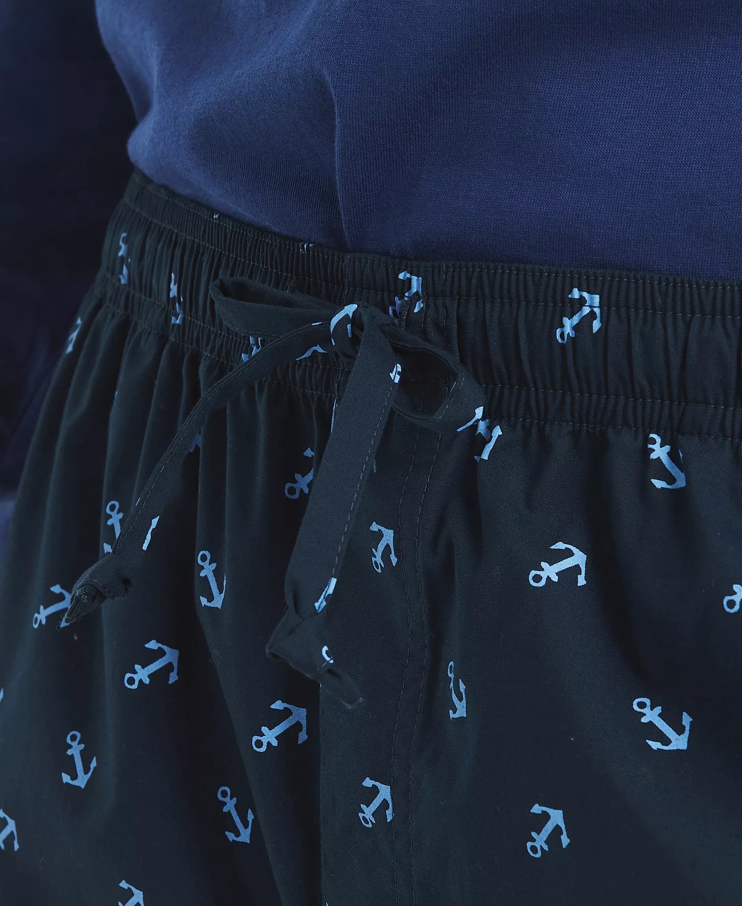 Men's Crafted Printed Poplin Sleep Pant - Maritime Navy - L