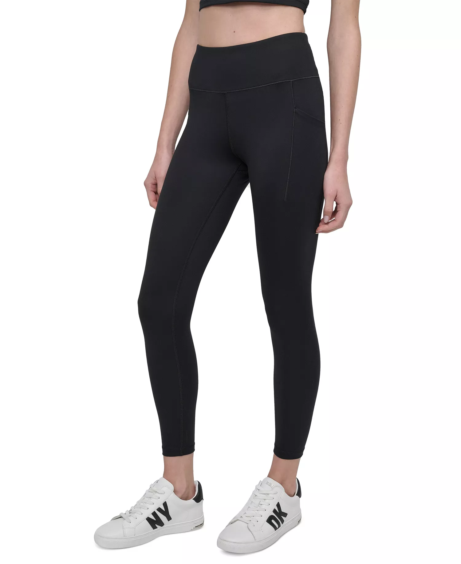 Women's Balance Compression High-Waist 7/8 Tights - Black - XS