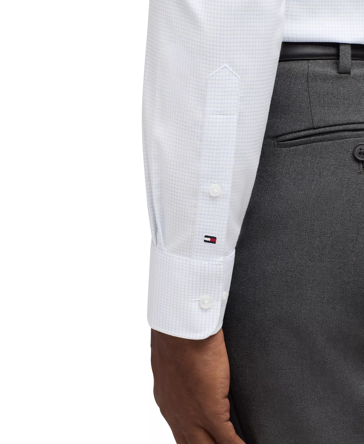 Men's Regular-Fit Spread Collar Dress Shirt - Blue - 14.5 32/33