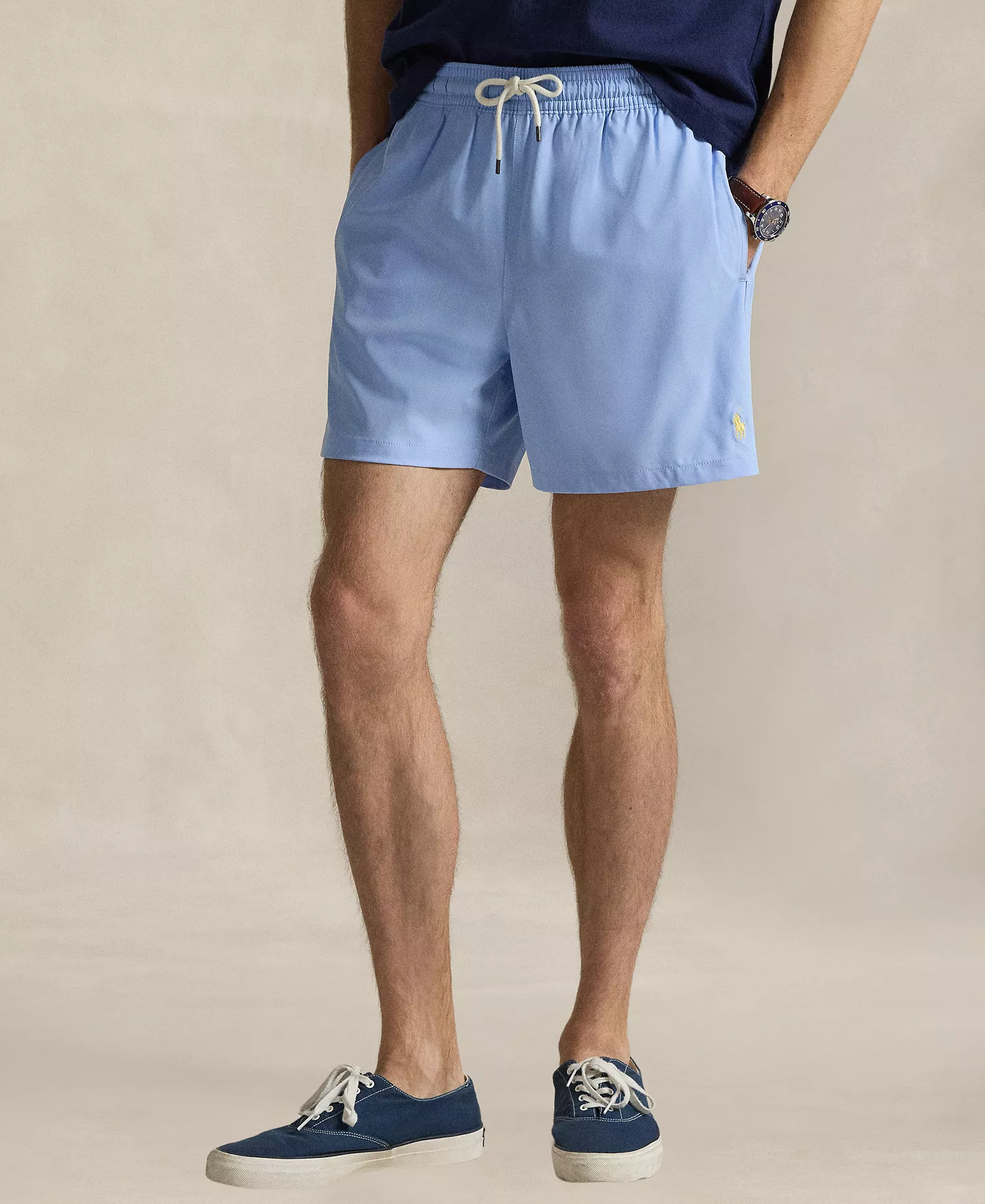 Men's 5-3/4-Inch Traveler Classic Swim Trunks  - Austin Blue - 2XL