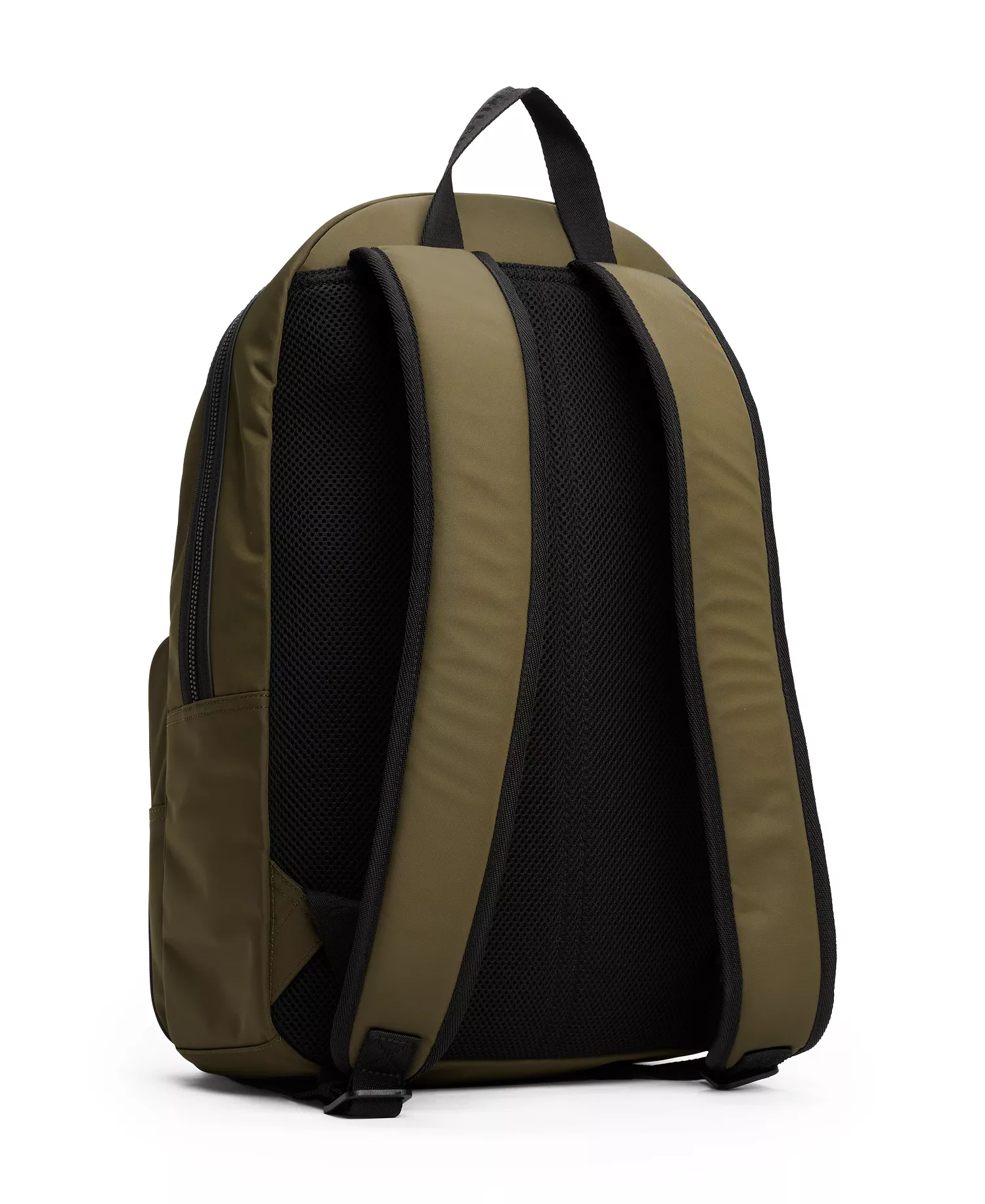 Men's Zip Closure Backpack - Army Green - No Size