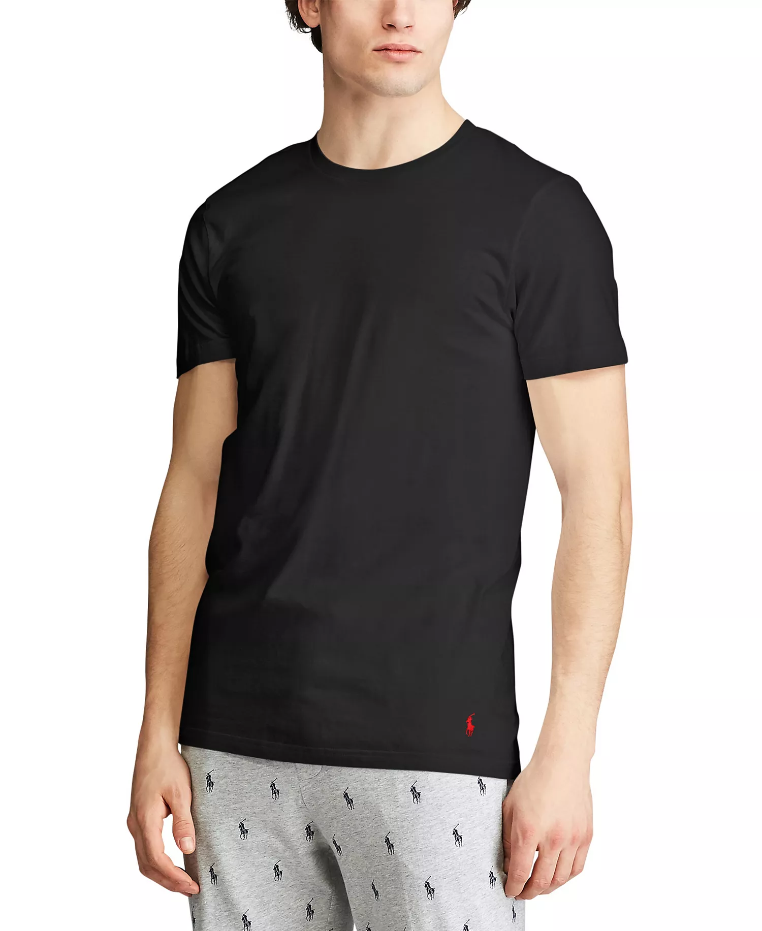 Men's 5-Pack Crew-Neck Undershirts - Polo Black - 2XL