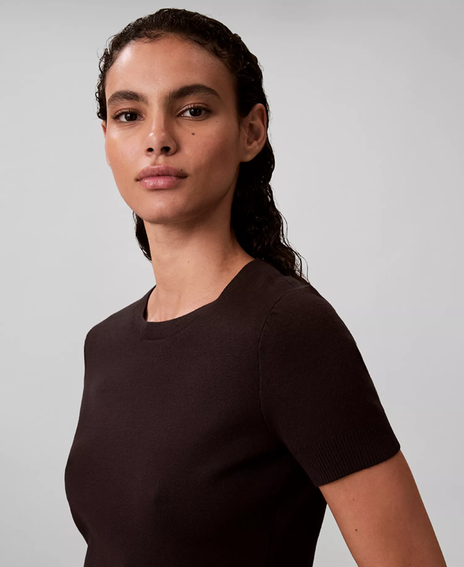 Women's Tech Knit Slim Fit T-Shirt - Black - L