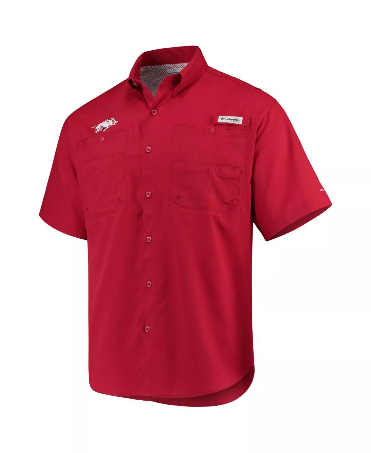 Men's Cardinal Arkansas Razorbacks PFG Tamiami Shirt - Cardinal - L