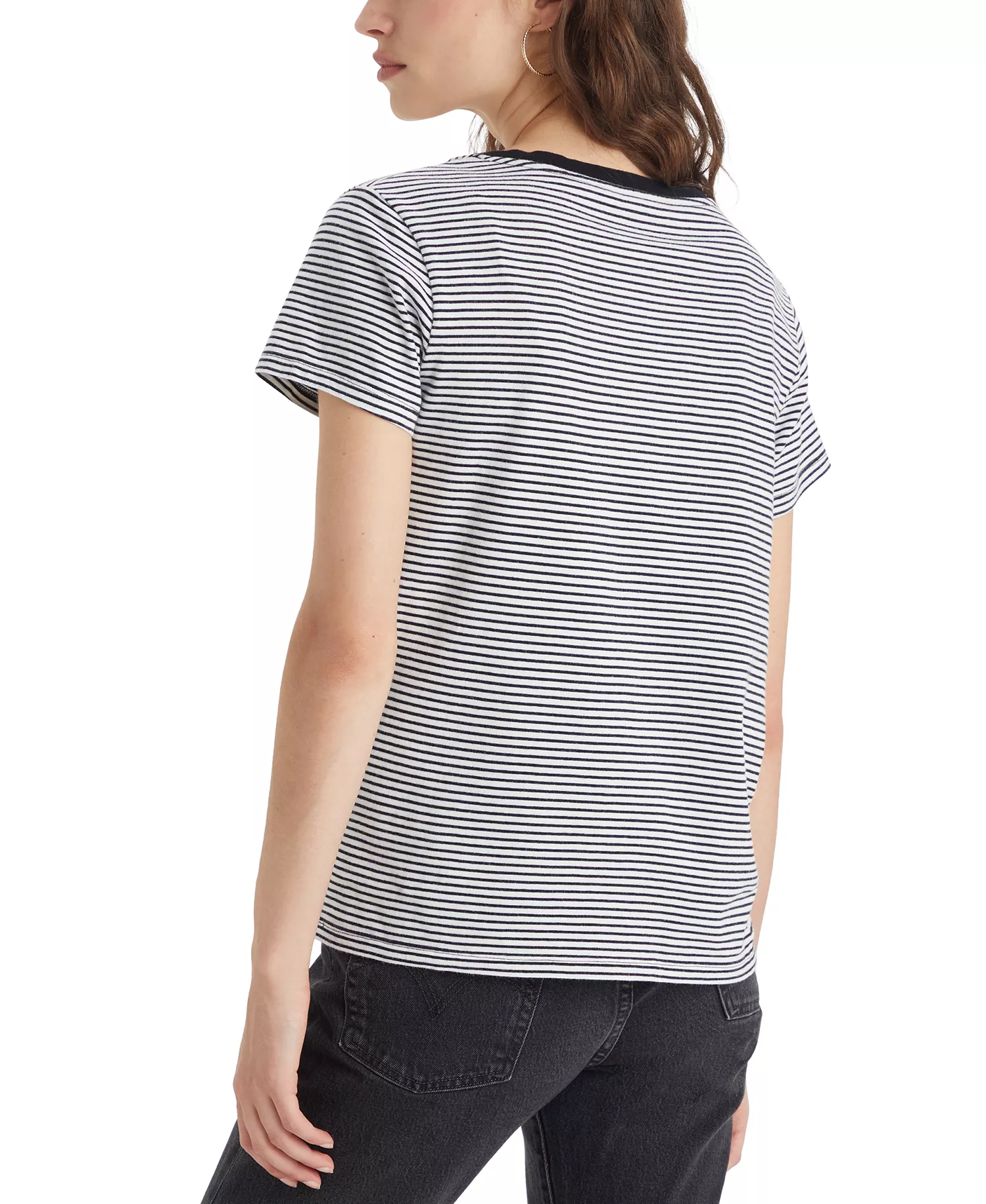 Women's Perfect Cotton V-Neck Short-Sleeve T-Shirt - Annalise S - L
