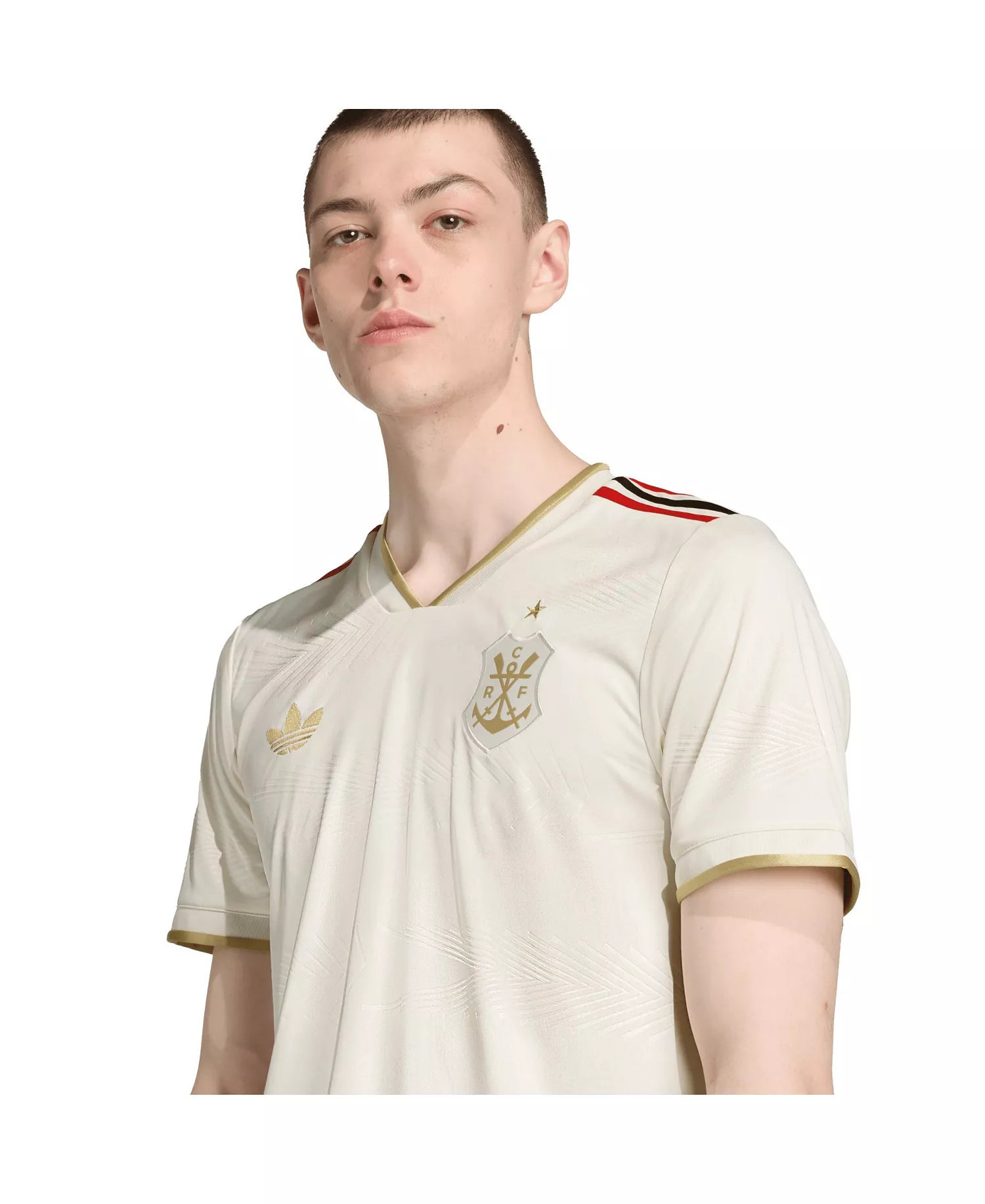 Men's Tan CR Flamengo 2025/26 Third Replica Jersey - Tan - 2XL