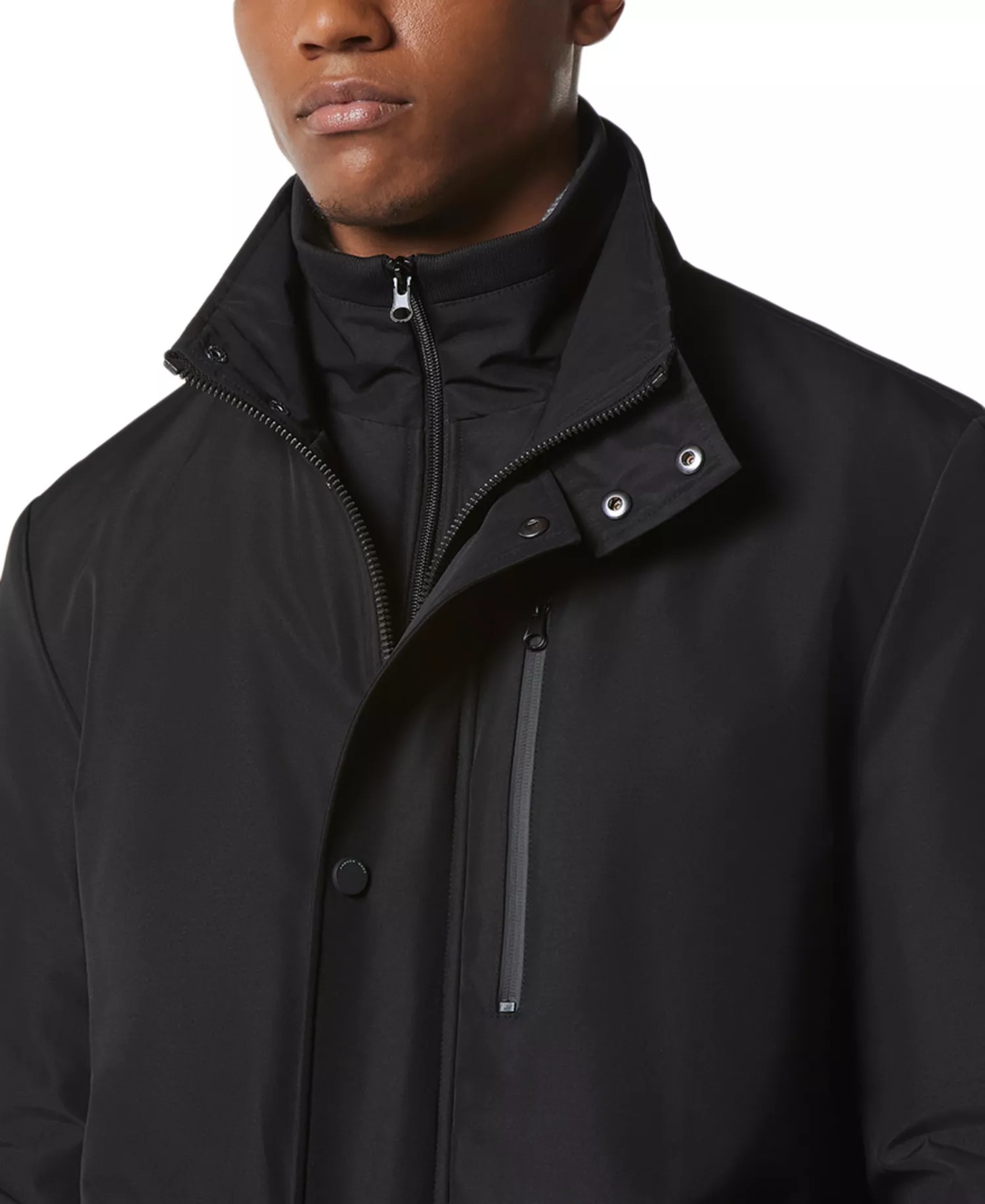 Men's Picton City Rain Car Coat - Black - L