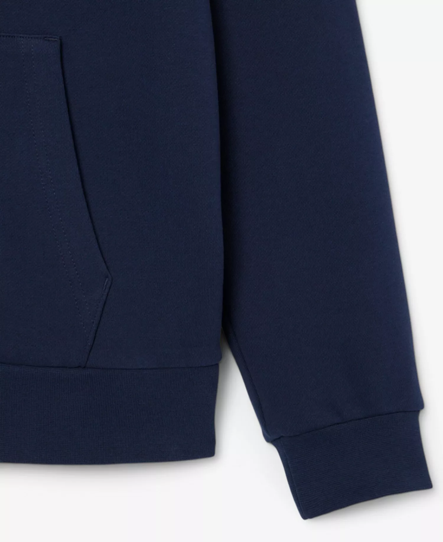 Men's Zip-Up Fleece Hoodie - 1Navy Blue - 2XL