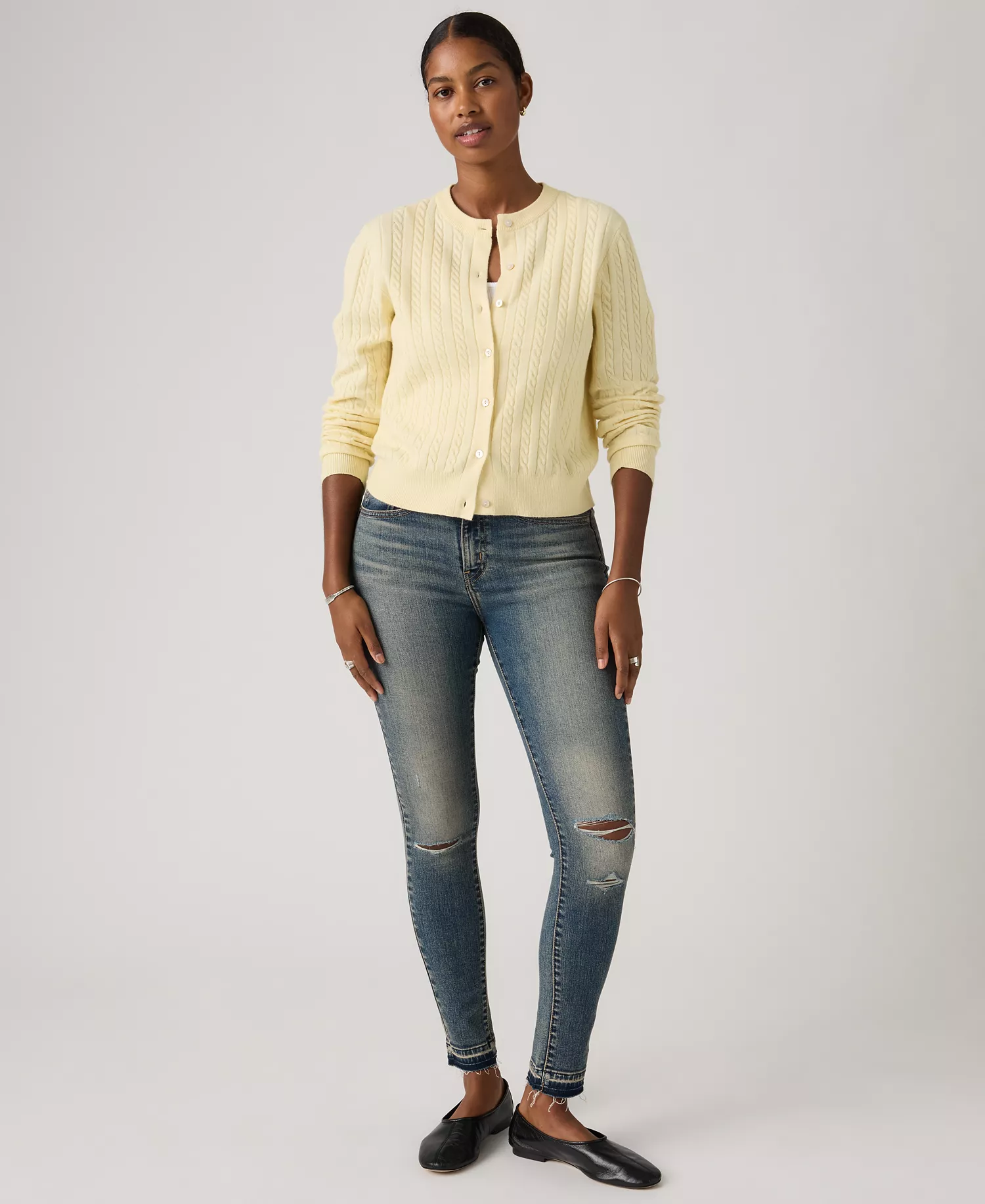 Women's 721 High-Rise Stretch Skinny Jeans - Believe In Me - 24