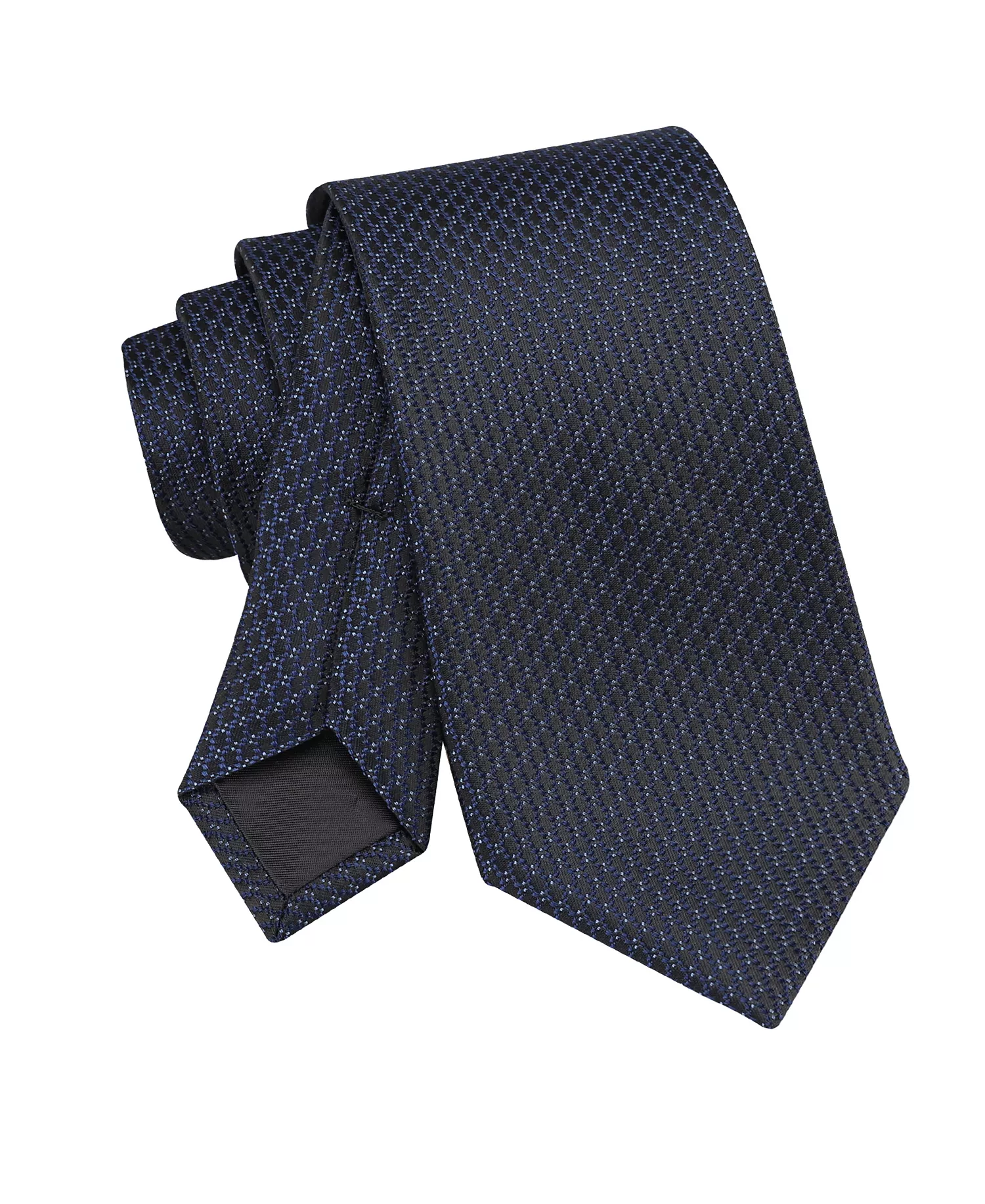 Men's Bradford Micro Solid Tie - Navy - ONE SIZE