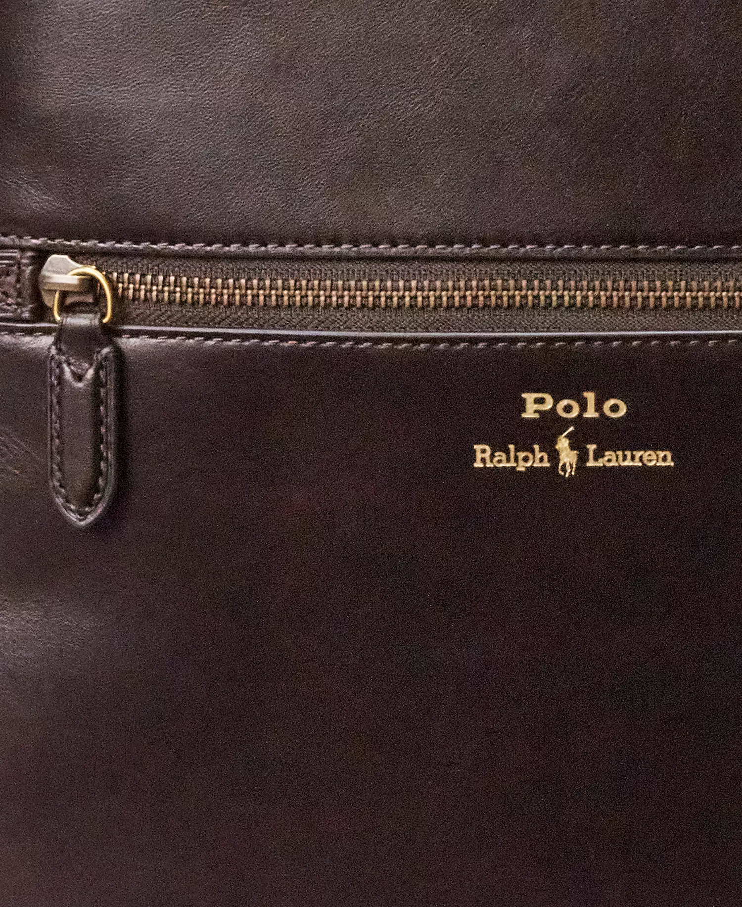 Men's Leather Backpack - Dark Brown - No Size