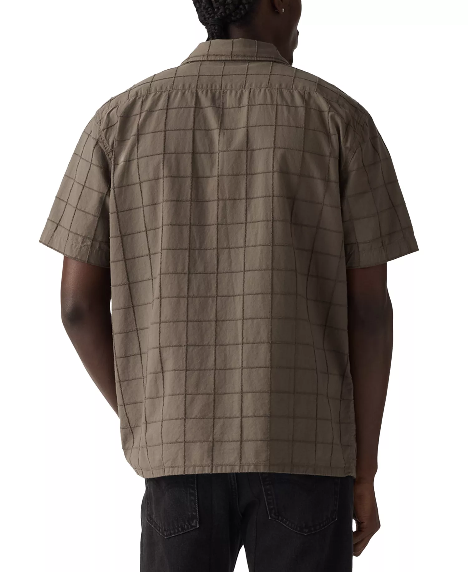 Men's Relaxed-Fit Camp Collar Shirt - Bungee Cord - 2XL