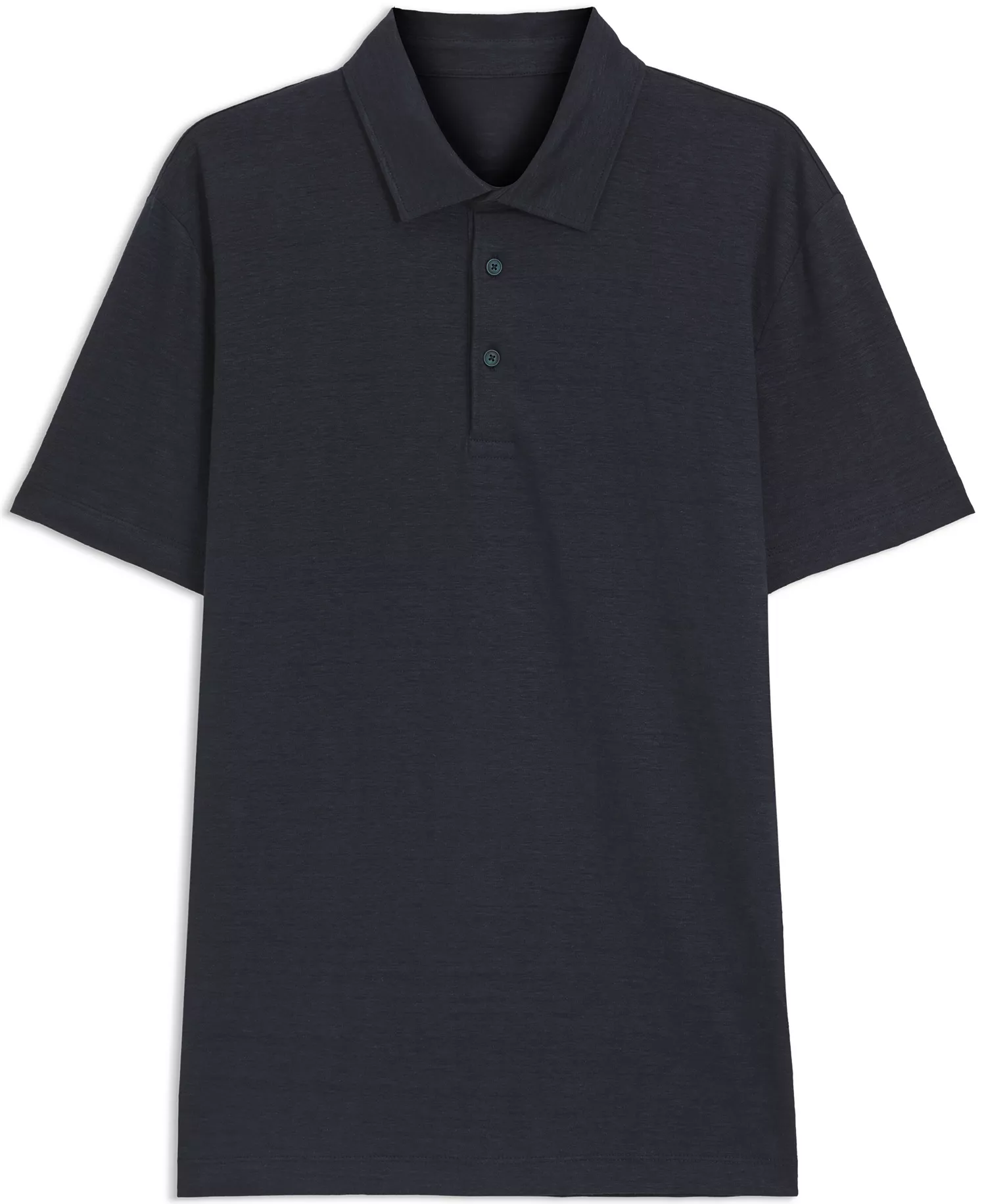 BECKHAM x BOSS Men's Linen Regular-Fit Polo Shirt - Dark Blue - 2XL