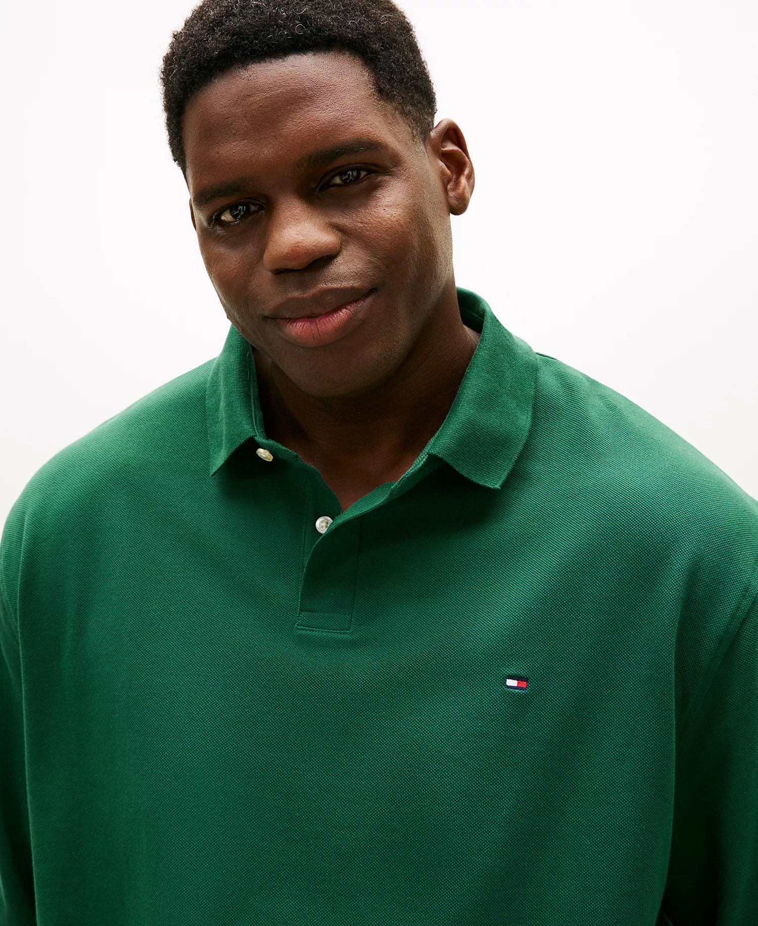 Men's Big & Tall 1985 Long-Sleeve Polo Shirt - Ornamental Green - 2XLT