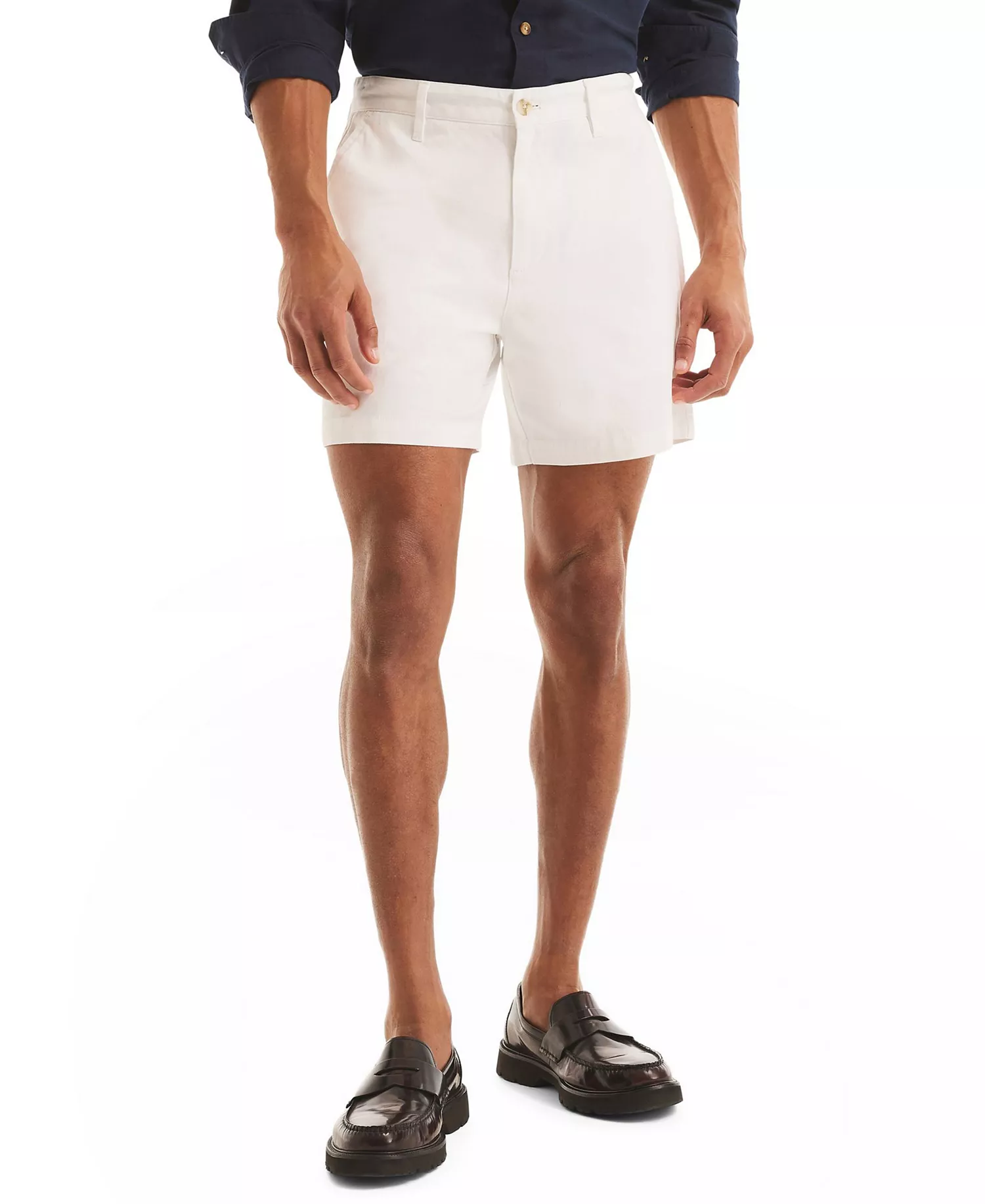 Men's 6" Regular-Fit Deck Shorts - Bright White - 30