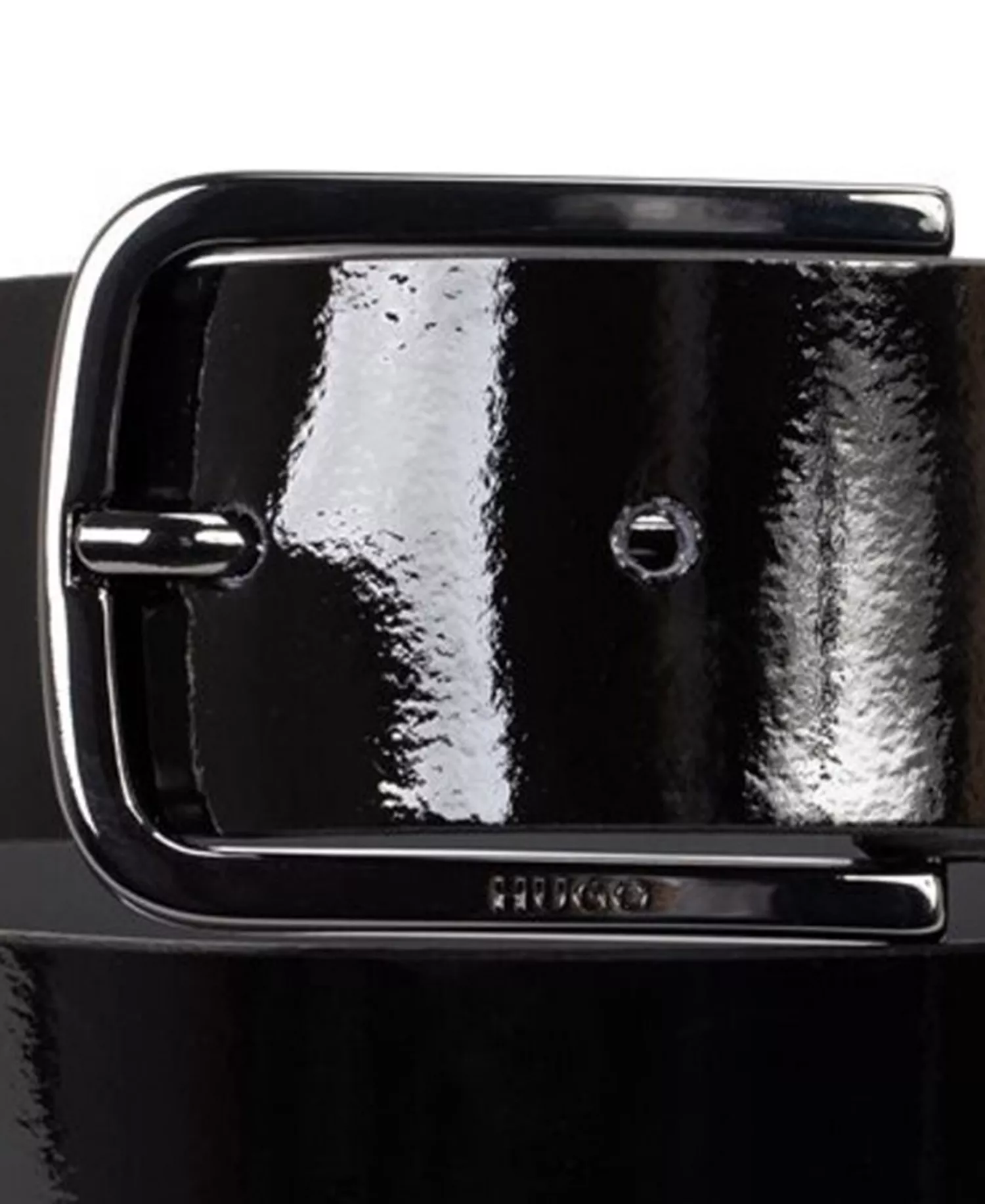 Men's Evening Dressy Patent Leather Belt - Black - 30