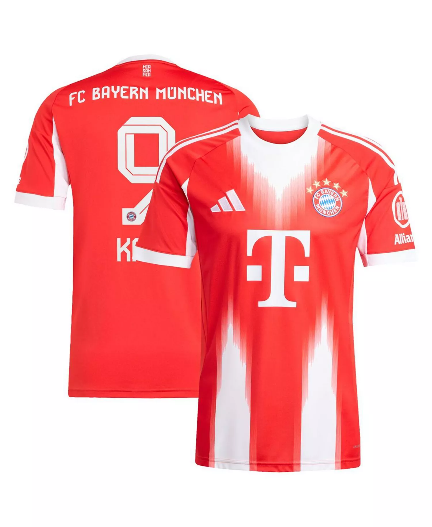 Men's Harry Kane Red Bayern Munich 2025/26 Home Replica Jersey - Red - 2XL